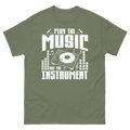 PLAY THE MUSIC NOT THE INSTRUMENT unisex t-shirt - - Music t-shirts - Printoo Shop