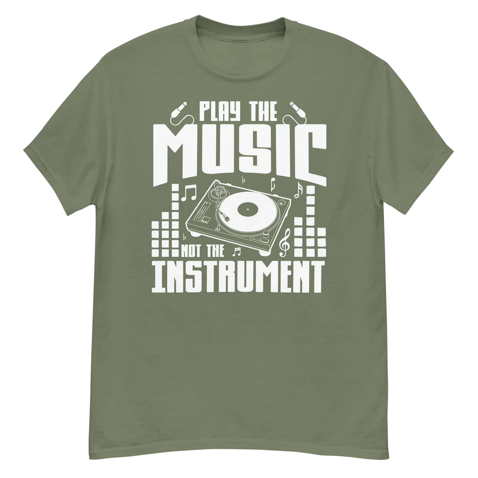 PLAY THE MUSIC NOT THE INSTRUMENT unisex t-shirt - - Music t-shirts - Printoo Shop
