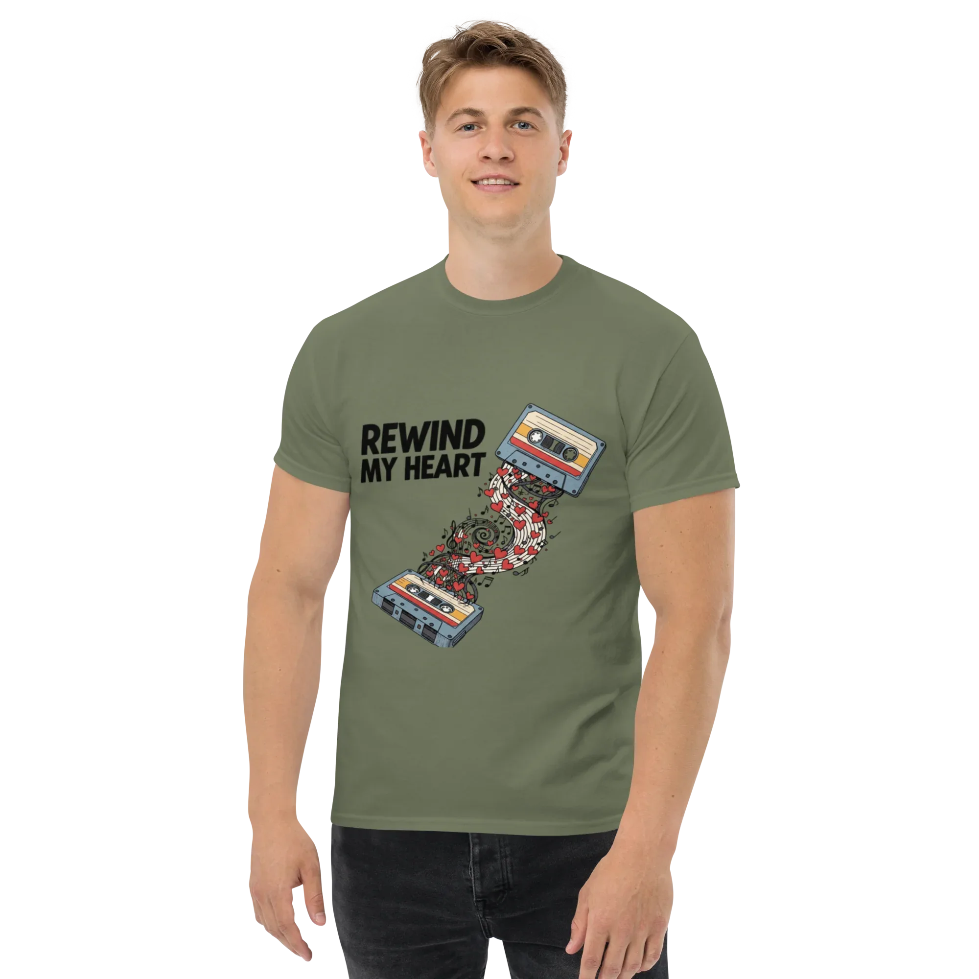 I REWIND MY HEART unisex t-shirt - - - Printoo Shop