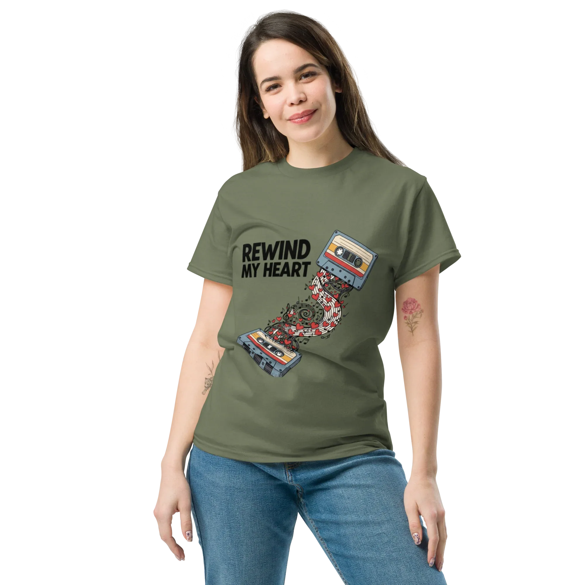 I REWIND MY HEART unisex t-shirt - - - Printoo Shop