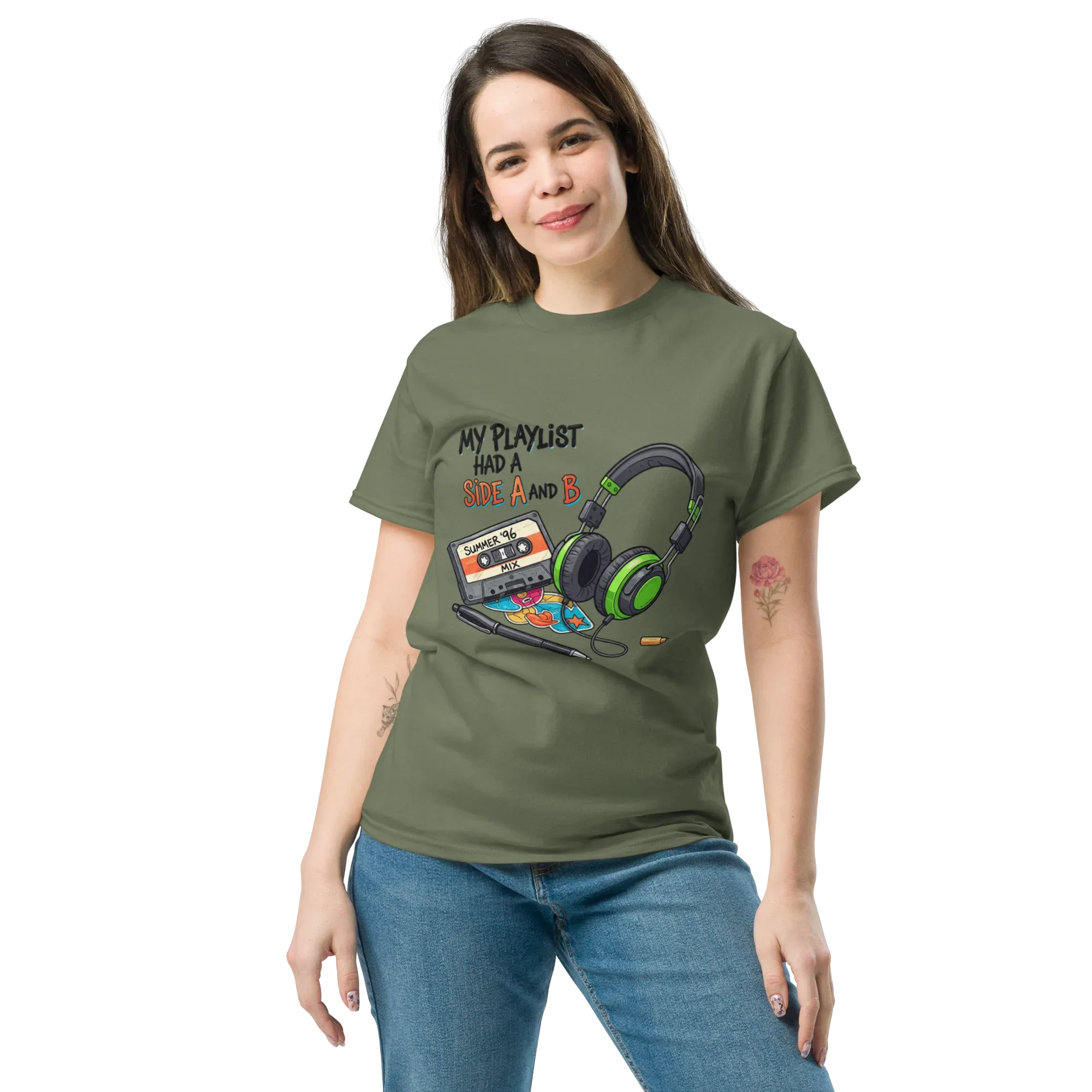 A SIDE AND B unisex t-shirt - Printoo Shop - - Music t-shirt, Retro & Synthwave T-Shirts, t-shirt, unisex, Unisex Classic Tee | Gildan 5000