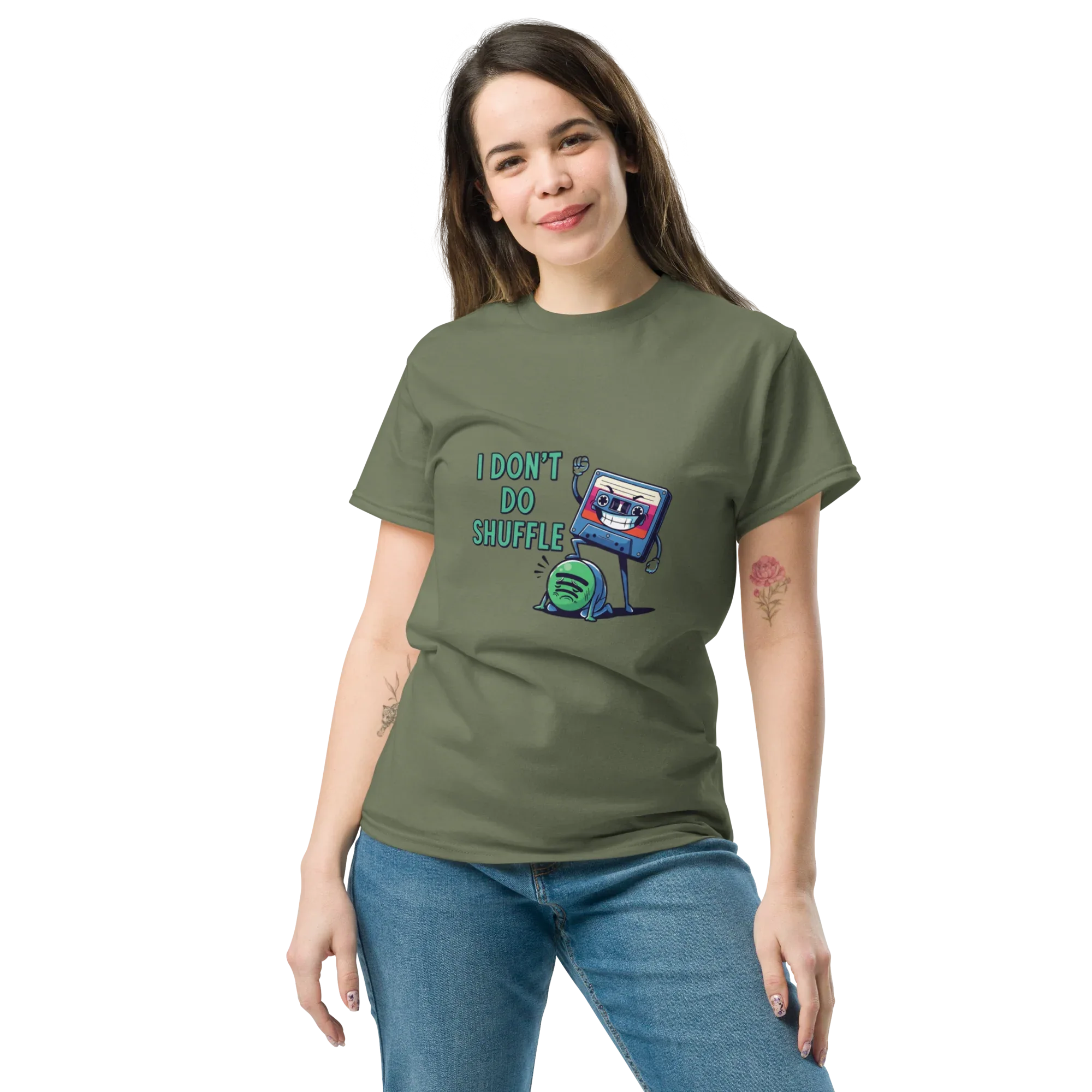 I DON'T DO SHUFFLE unisex t-shirt - - - Printoo Shop