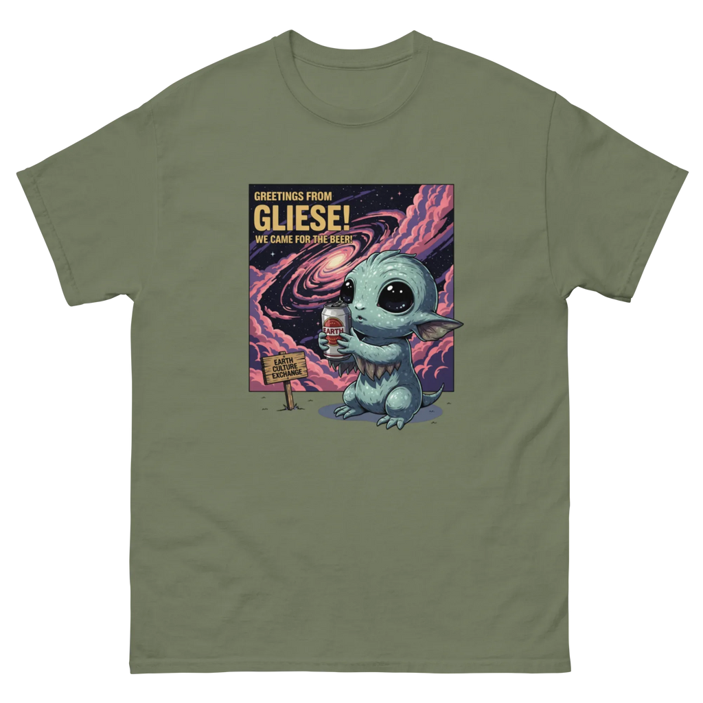 GREETINGS FROM GLIESE unisex t-shirt - - - Printoo Shop