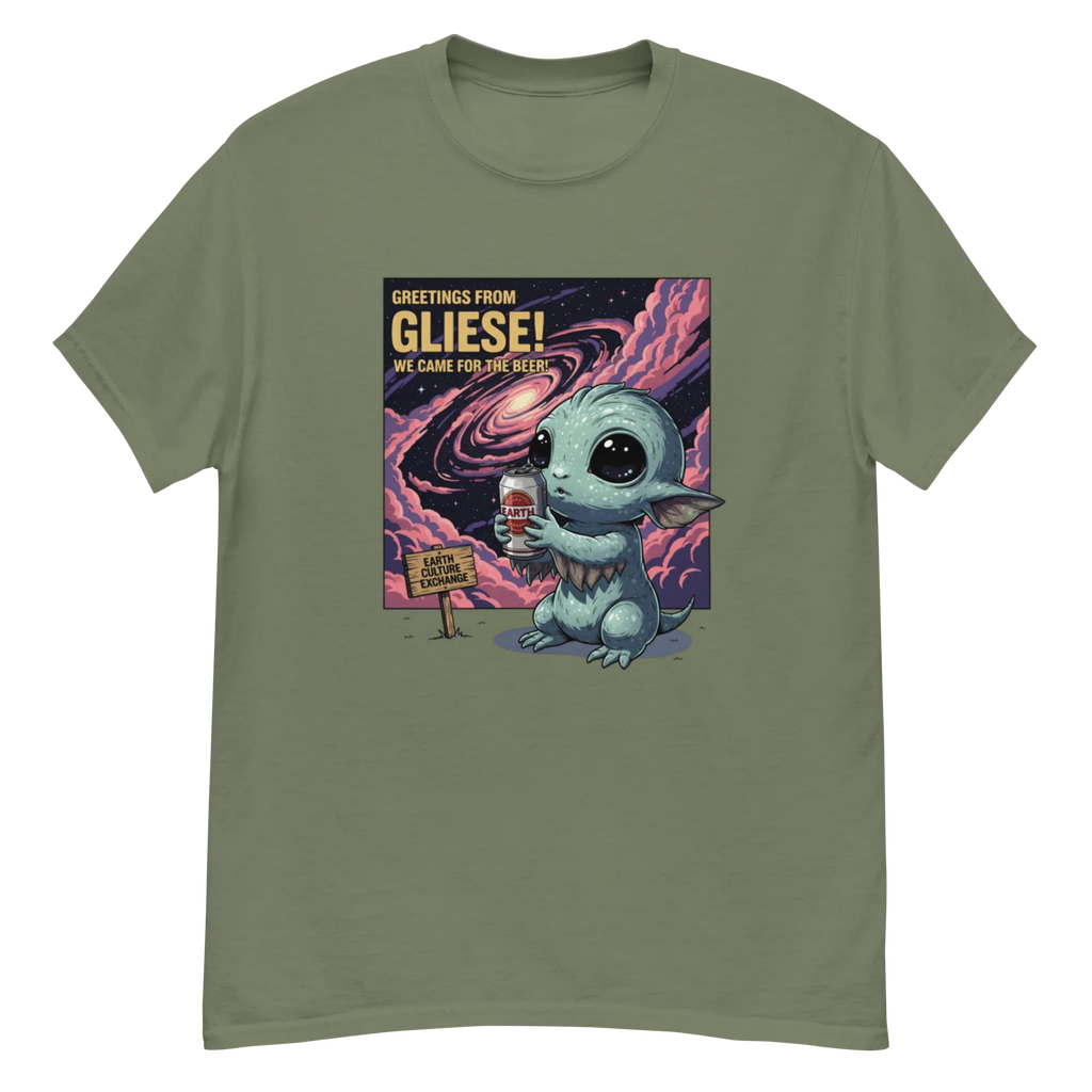 GREETINGS FROM GLIESE unisex t-shirt - - - Printoo Shop