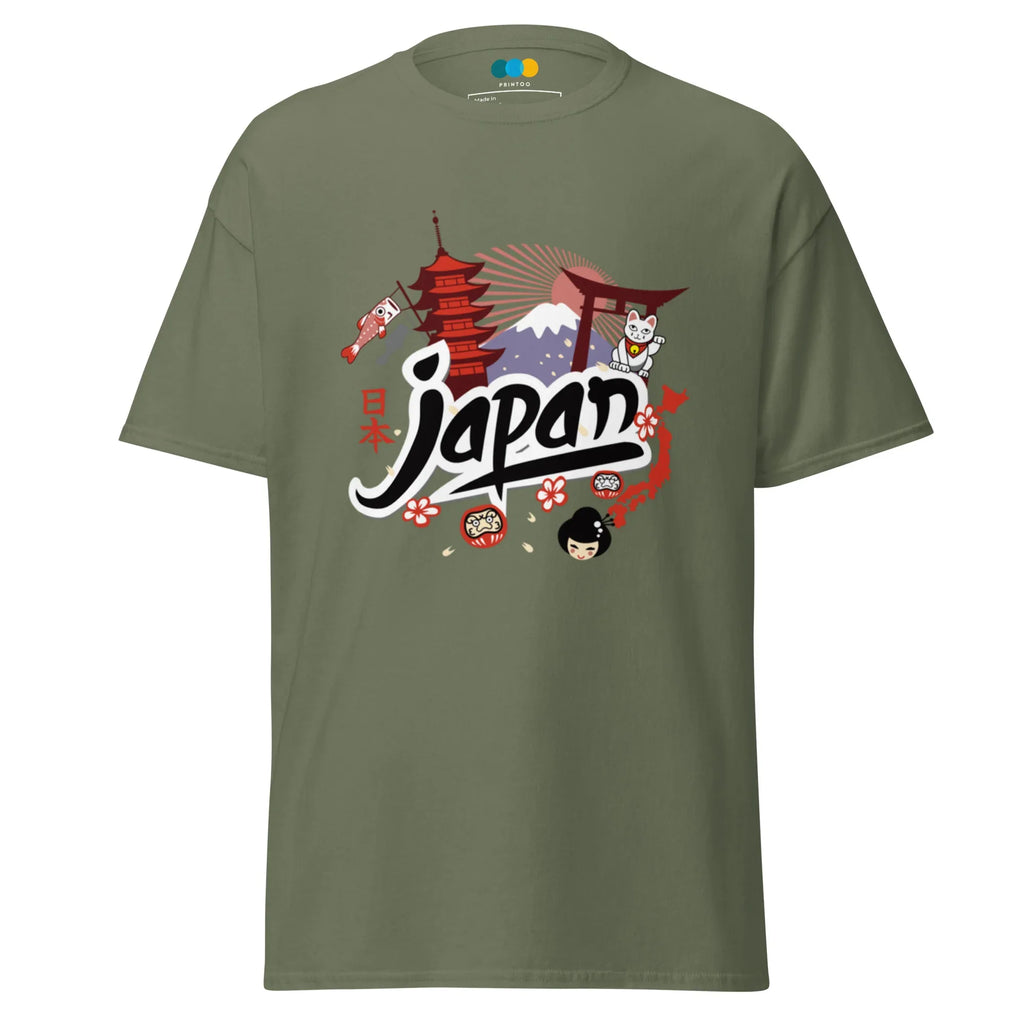 JAPAN HERITAGE ART men’s t-shirt - Dark Chocolate / S - Printoo Shop - 6295336_15837