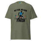 FINISH LINE VICTORY men’s t-shirt - Dark Heather / S - Printoo Shop - 6489722_15843