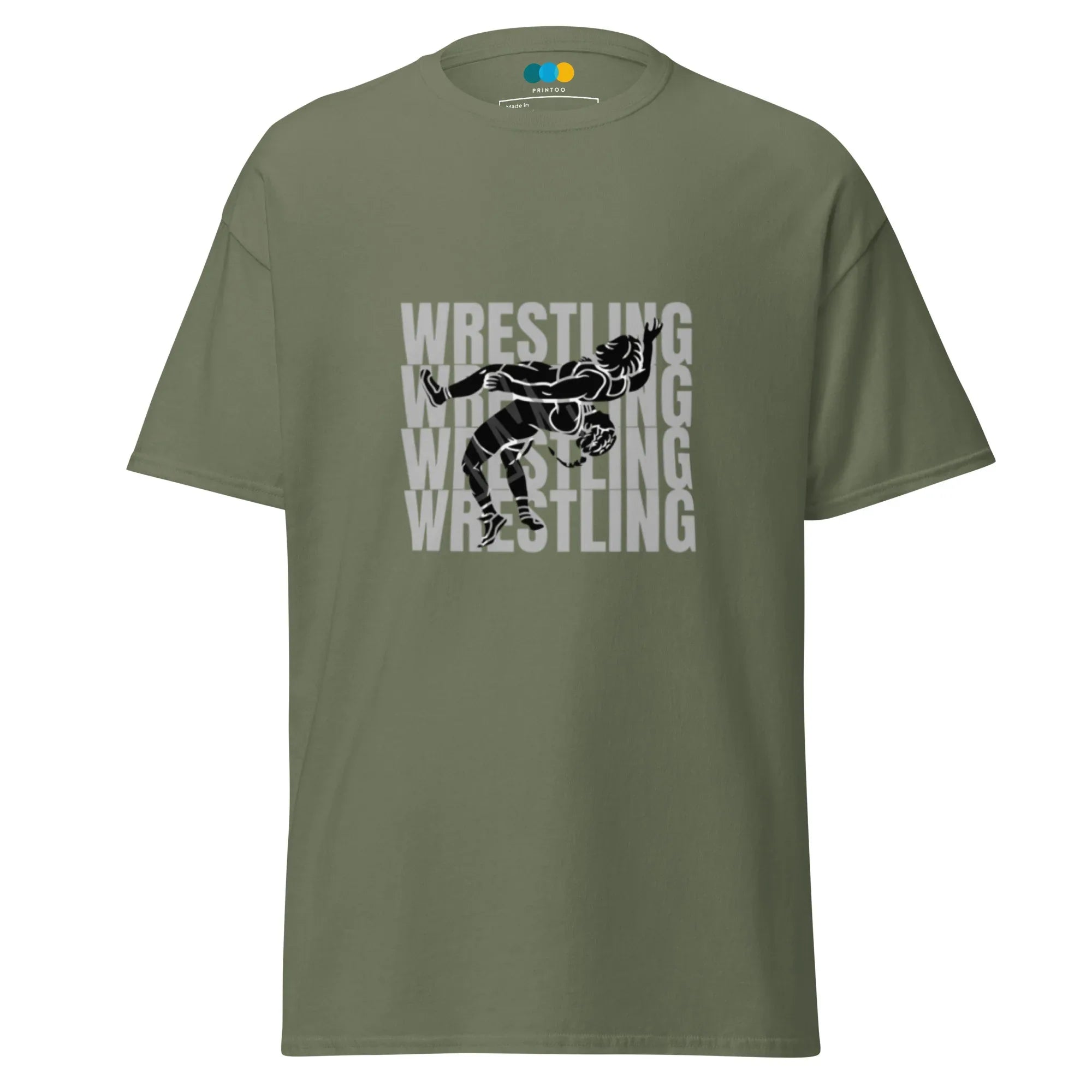 WRESTLING LIFESTYLE men’s t-shirt - Black / S - Printoo Shop - 3166081_11546