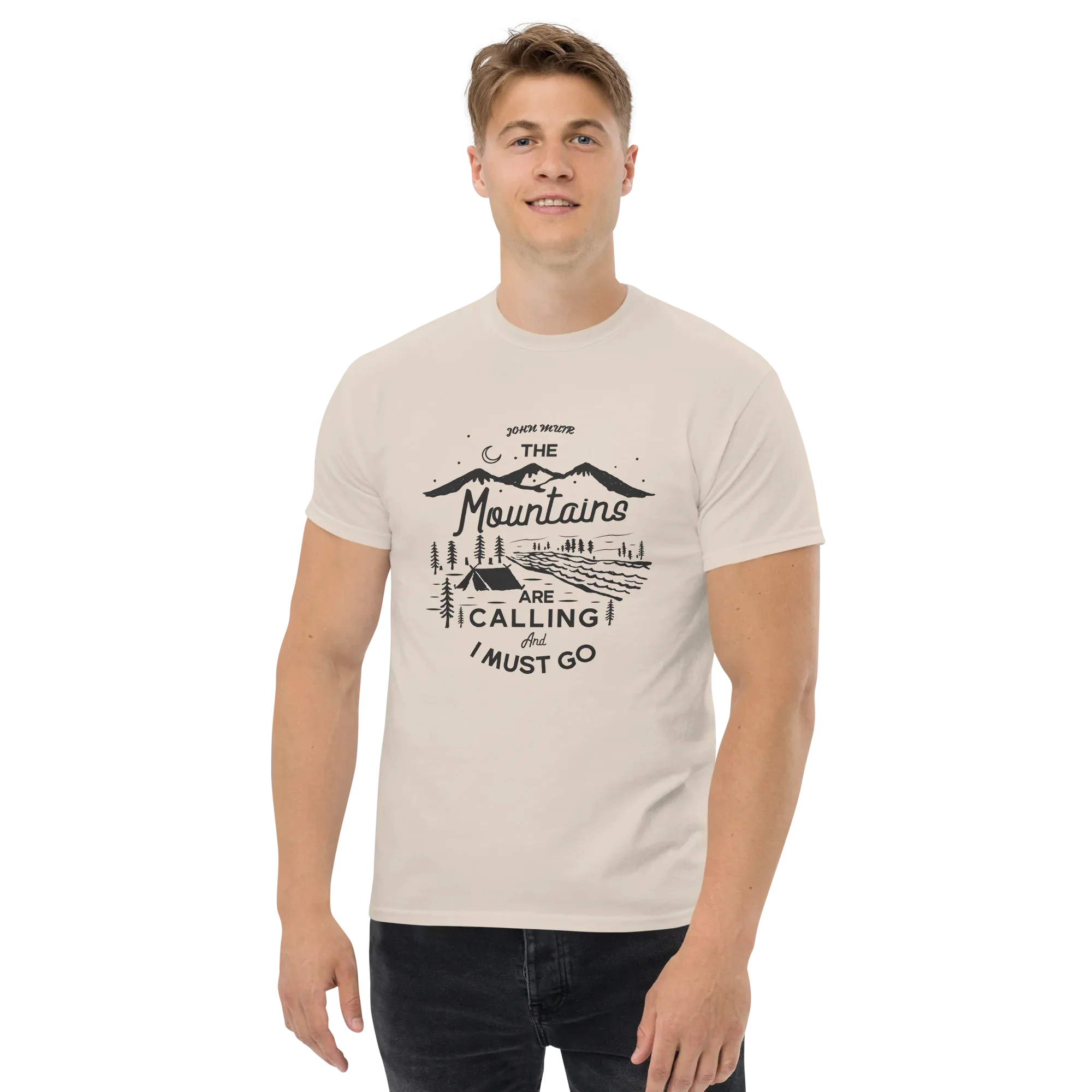MOUNTAINS unisex t-shirt - - Camping & Outdoor t-shirts - Printoo Shop