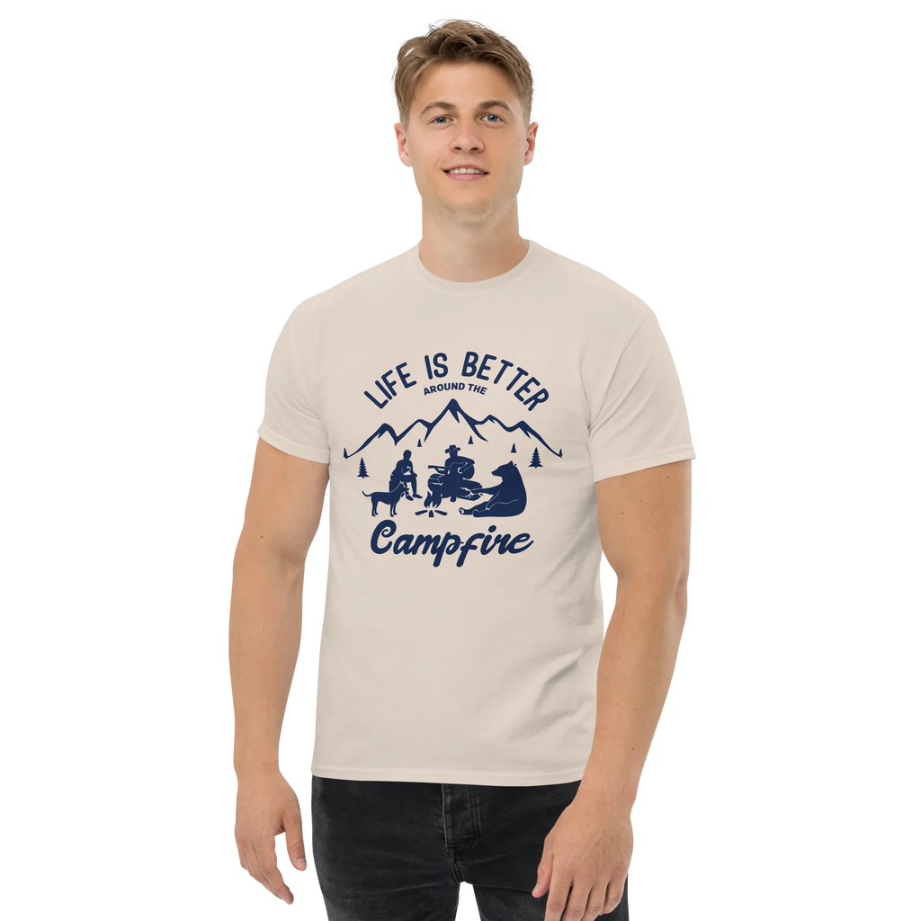 CAMPFIRE unisex t-shirt - - Camping & Outdoor t-shirts - Printoo Shop