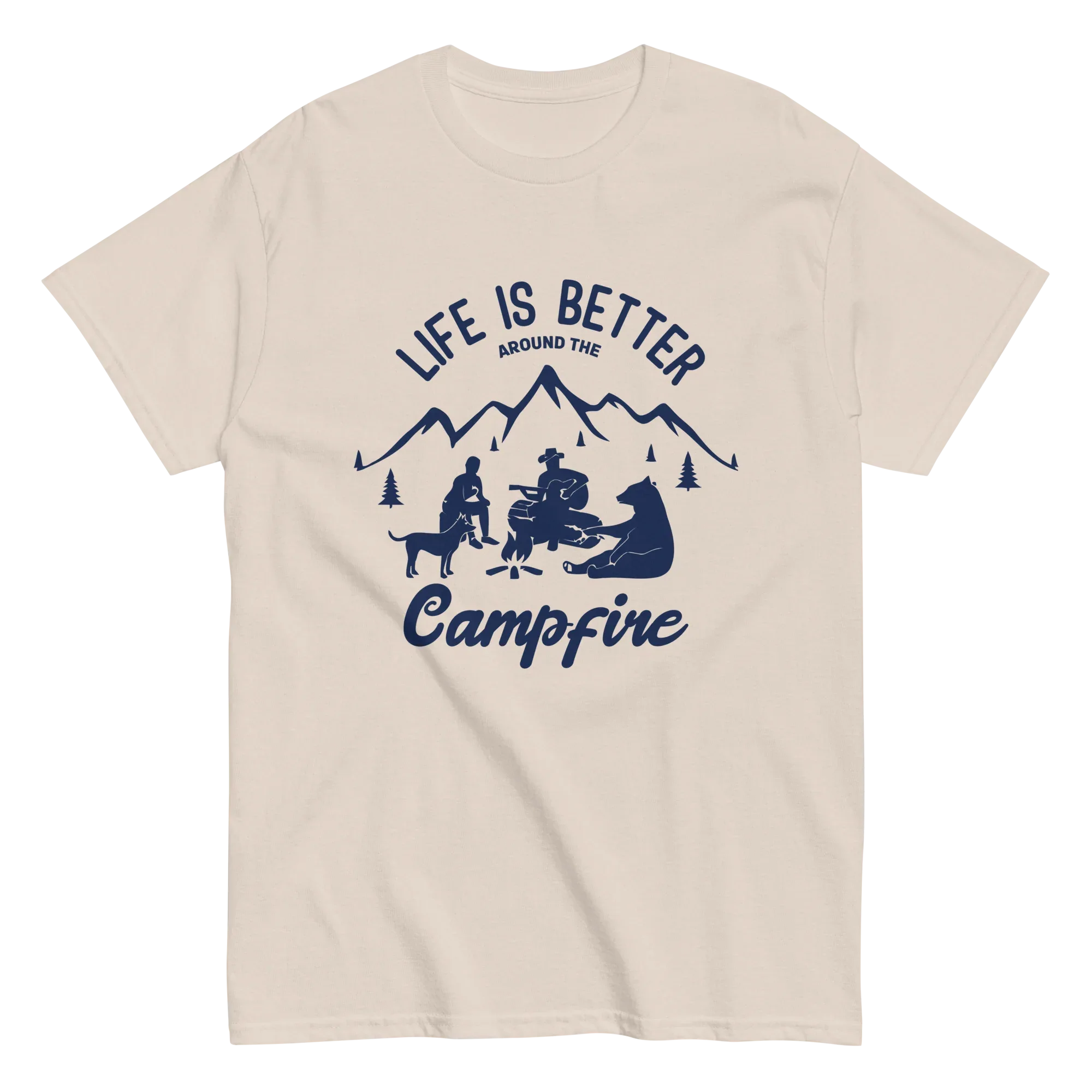 CAMPFIRE unisex t-shirt - - Camping & Outdoor t-shirts - Printoo Shop