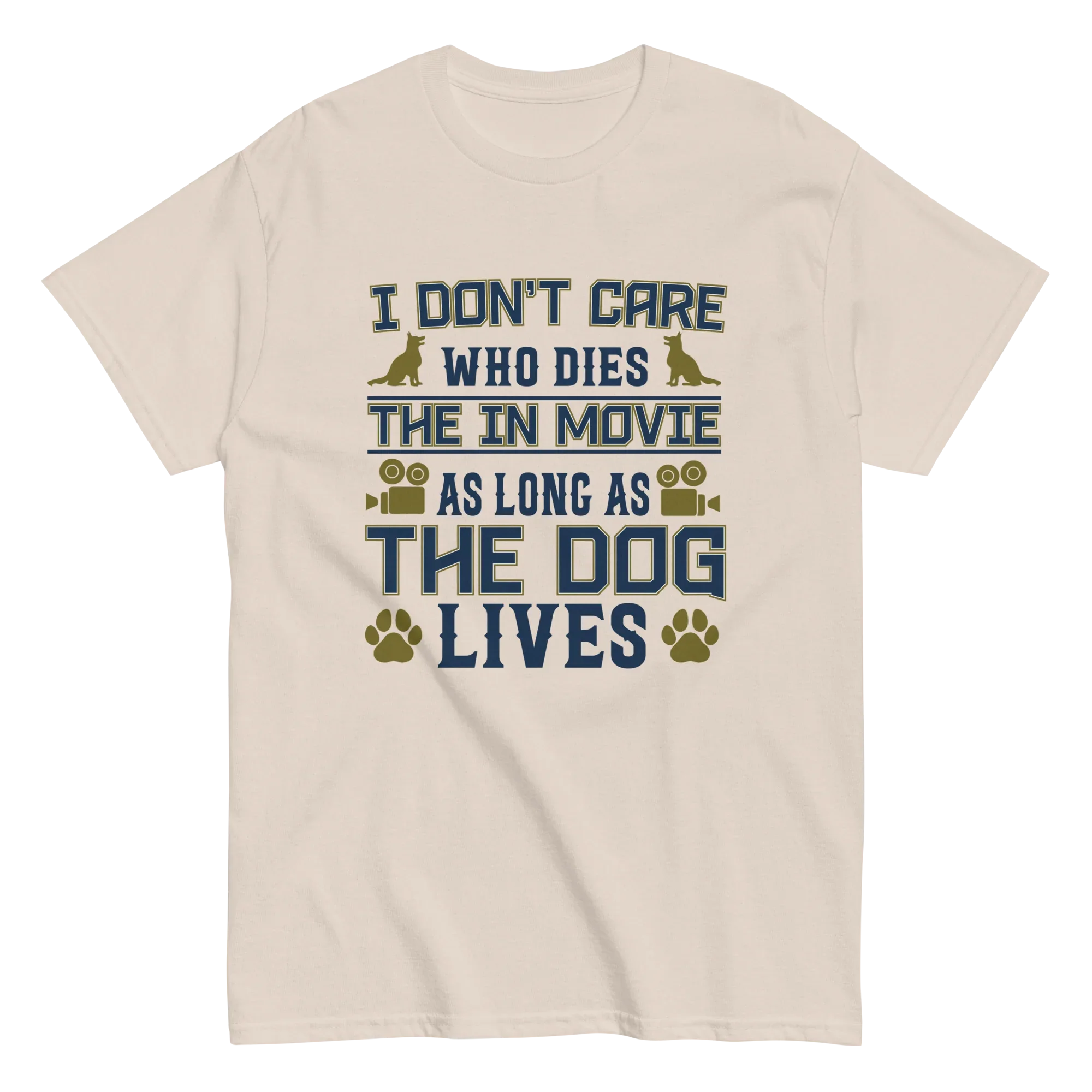THE DOG LIVES unisex t-shirt - - Dogs t-shirt - Printoo Shop