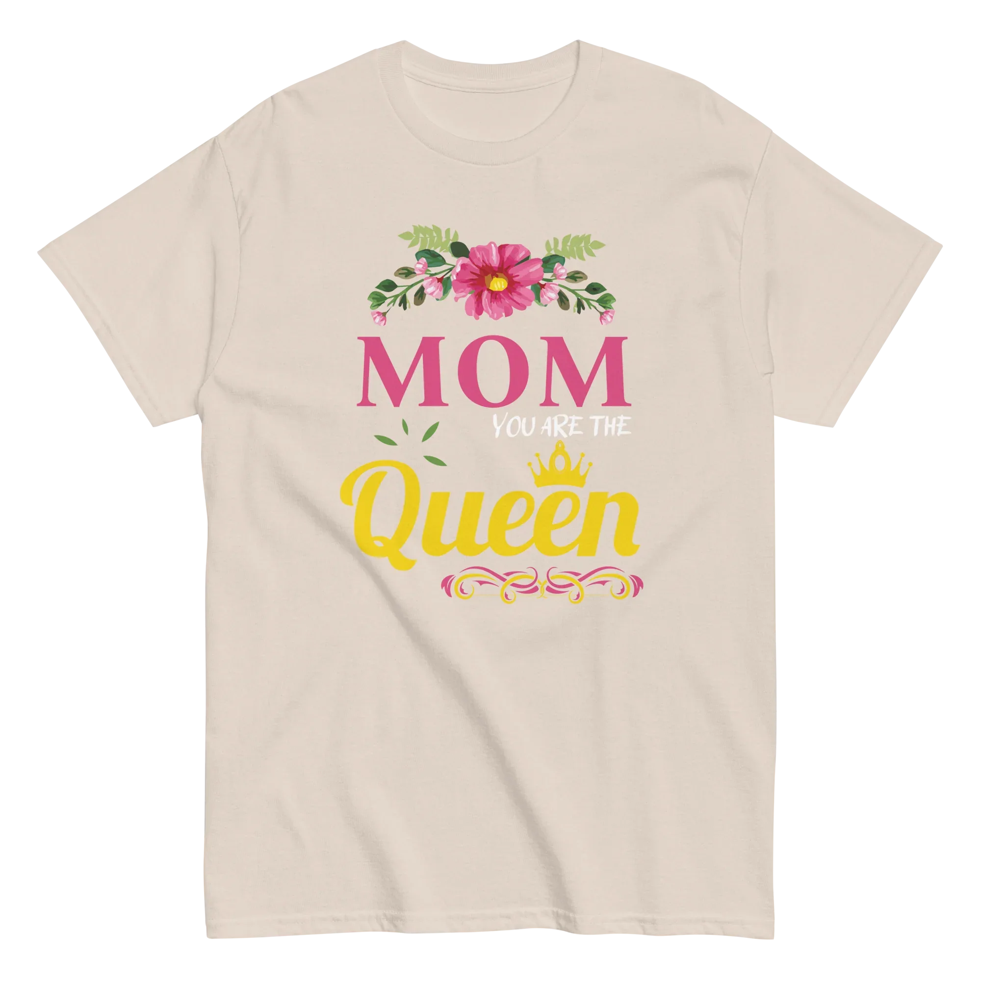 MOM QUEEN unisex t-shirt - Printoo Shop - - Mom t-shirt, t-shirt, unisex, Unisex Classic Tee | Gildan 5000