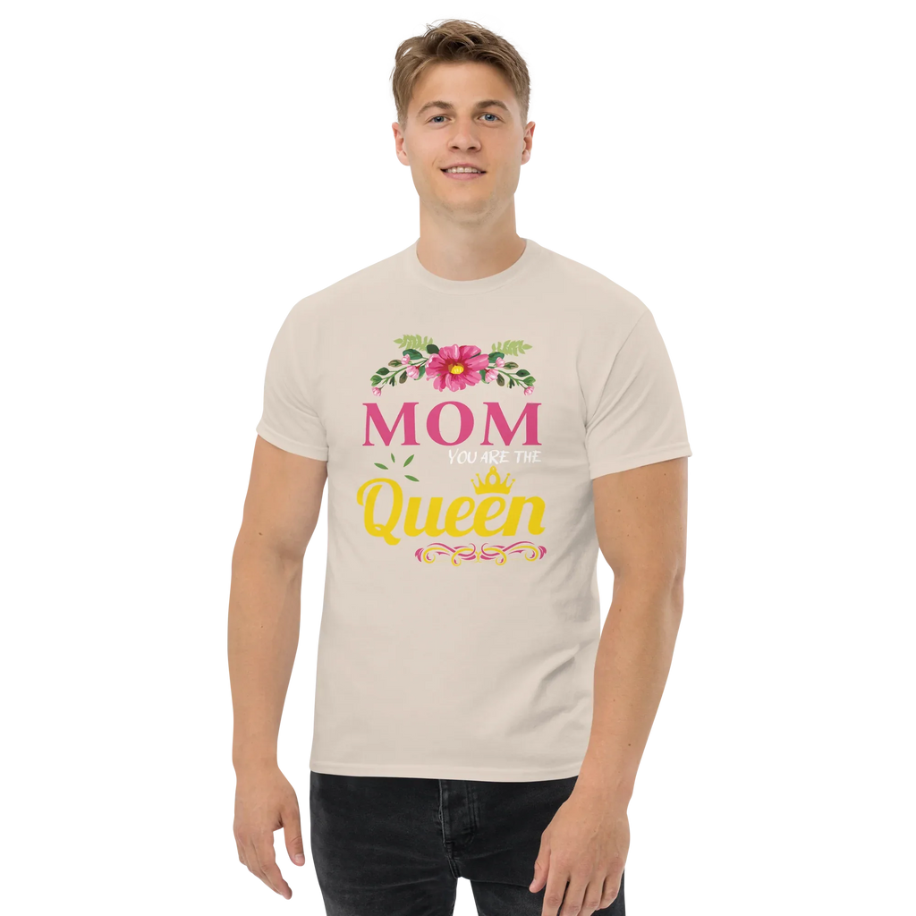 MOM QUEEN unisex t-shirt - Printoo Shop - - Mom t-shirt, t-shirt, unisex, Unisex Classic Tee | Gildan 5000