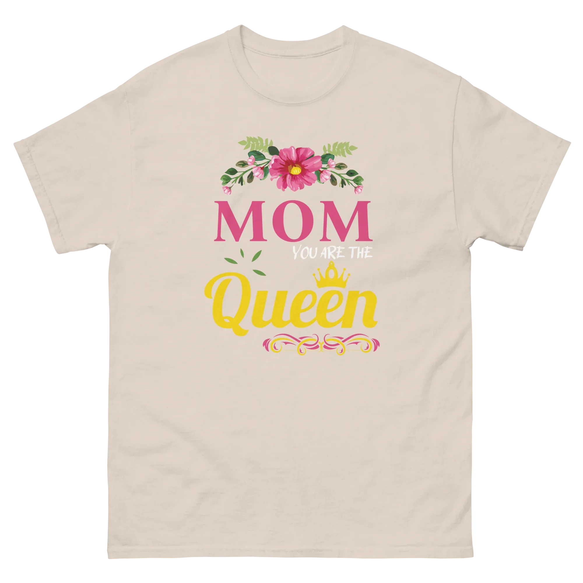 MOM QUEEN unisex t-shirt - Printoo Shop - - Mom t-shirt, t-shirt, unisex, Unisex Classic Tee | Gildan 5000