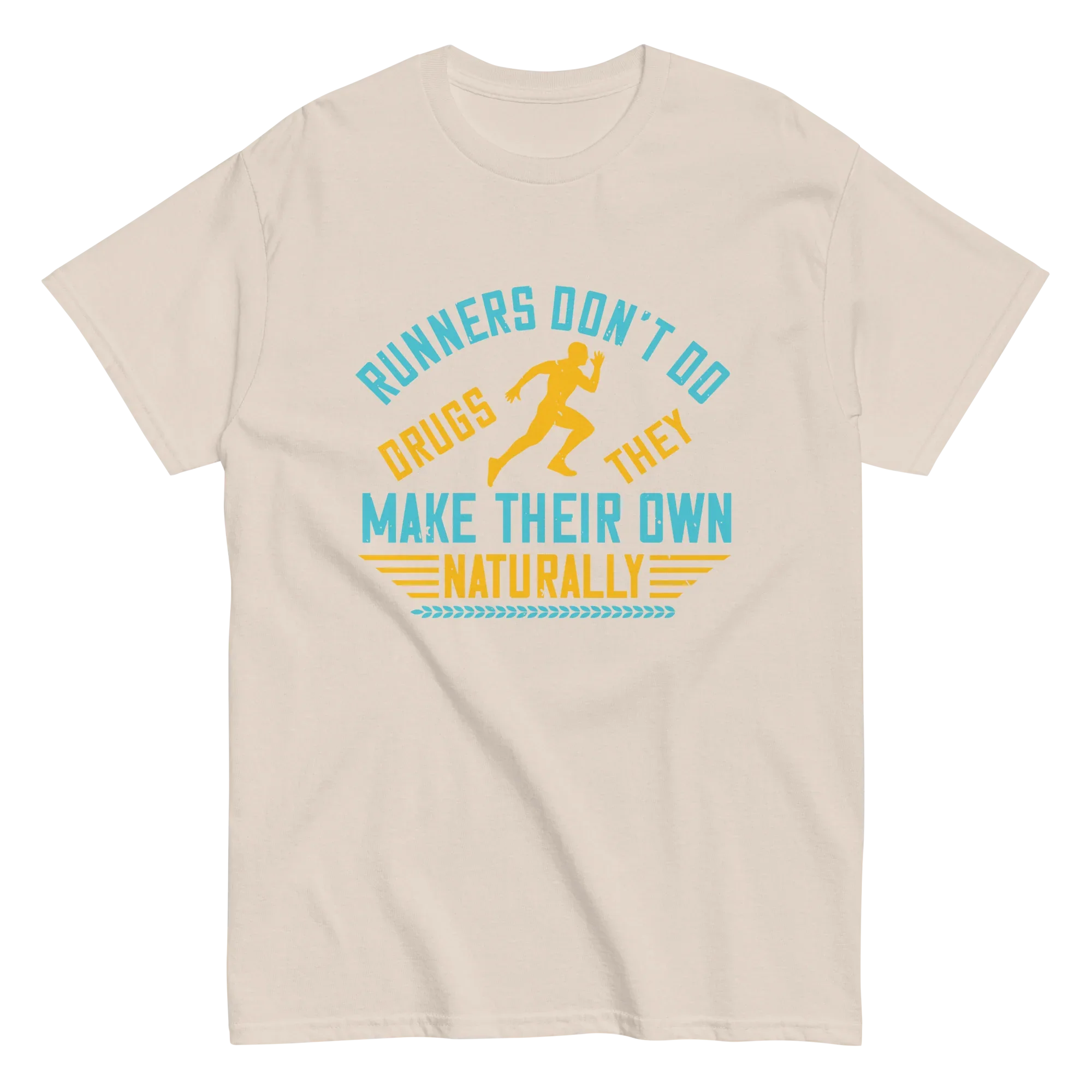NATURALLY RUNNERS unisex t-shirt - - Running t-shirts - Printoo Shop