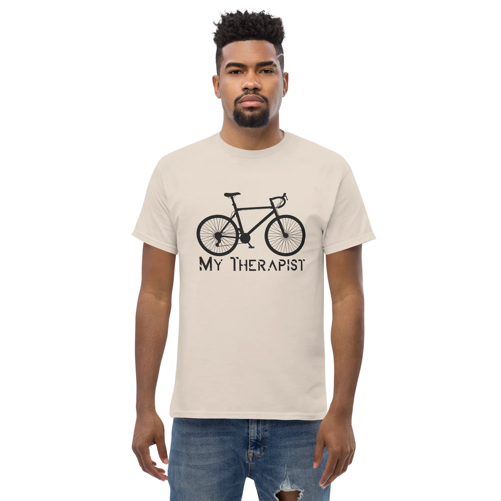 MY THERAPIST unisex t-shirt - - Bicycle t-shirts - Printoo Shop