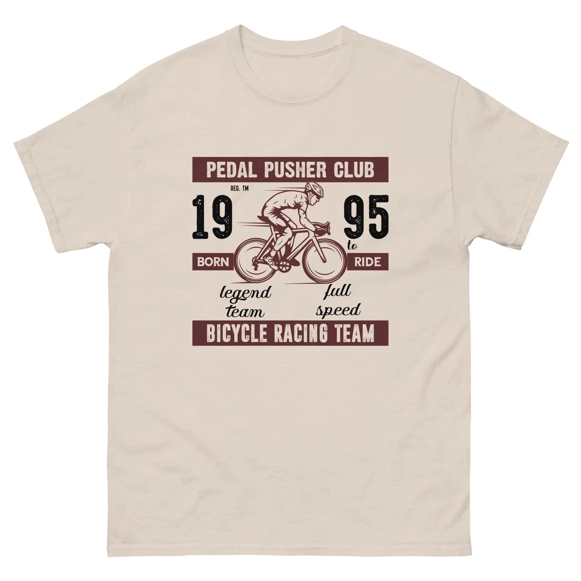 PEDAL PUSHER CLUB unisex t-shirt - - Bicycle t-shirts - Printoo Shop