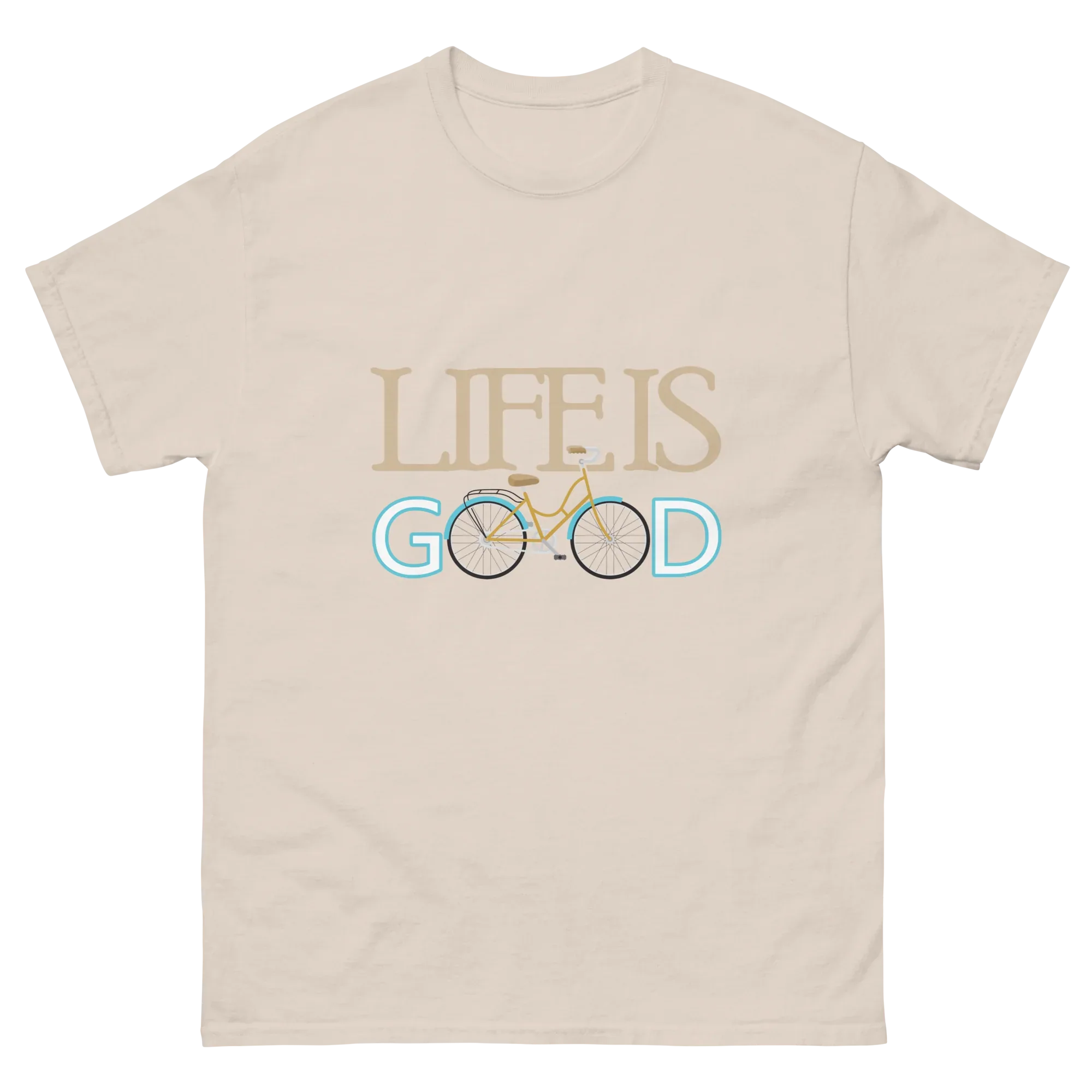 LIFE IS GOOD unisex t-shirt - - Bicycle t-shirts - Printoo Shop