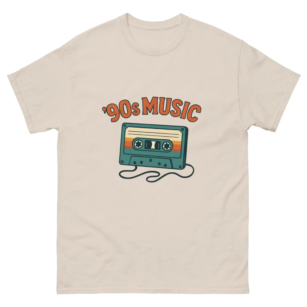 90s MUSIC LOVER unisex t-shirt - Printoo Shop - - Music t-shirt, unisex, Unisex Classic Tee | Gildan 5000