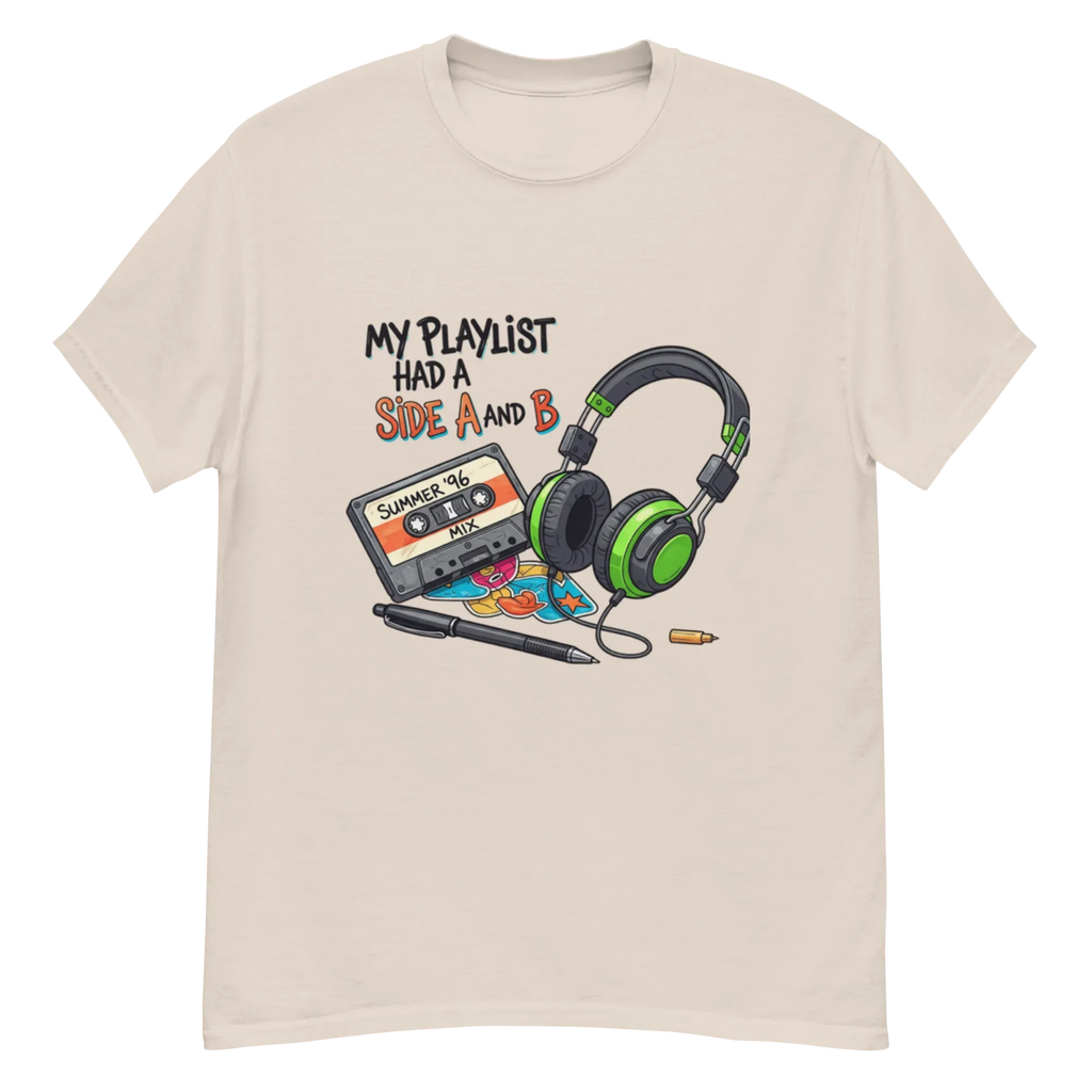 A SIDE AND B unisex t-shirt - Printoo Shop - - Music t-shirt, Retro & Synthwave T-Shirts, t-shirt, unisex, Unisex Classic Tee | Gildan 5000