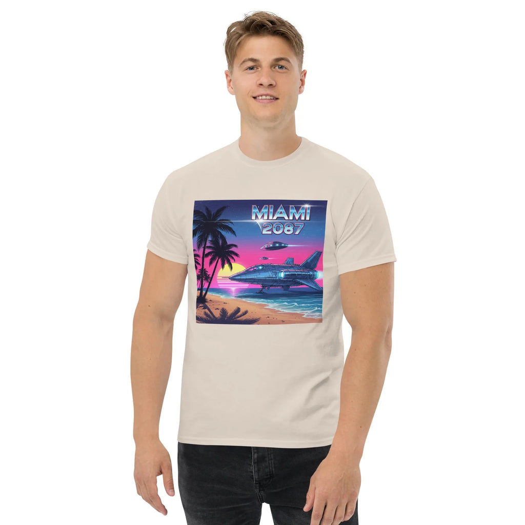 MIAMI 2087 FUTURE CITY unisex t-shirt - - - Printoo Shop
