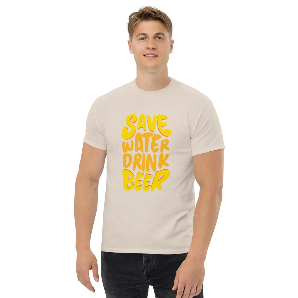 SAVE WATER DRINK BEER unisex t-shirt - - - Printoo Shop