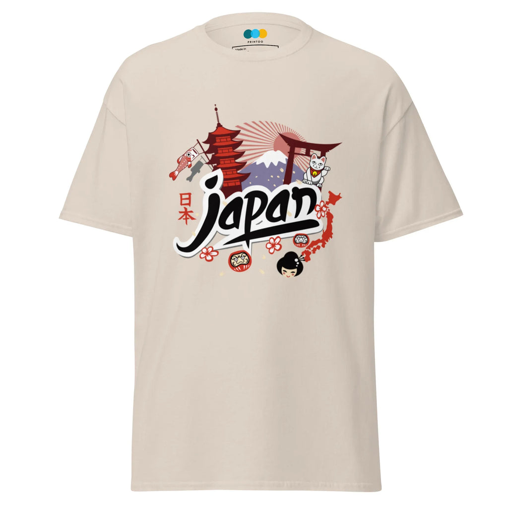 JAPAN HERITAGE ART men’s t-shirt - Dark Chocolate / S - Printoo Shop - 6295336_15837