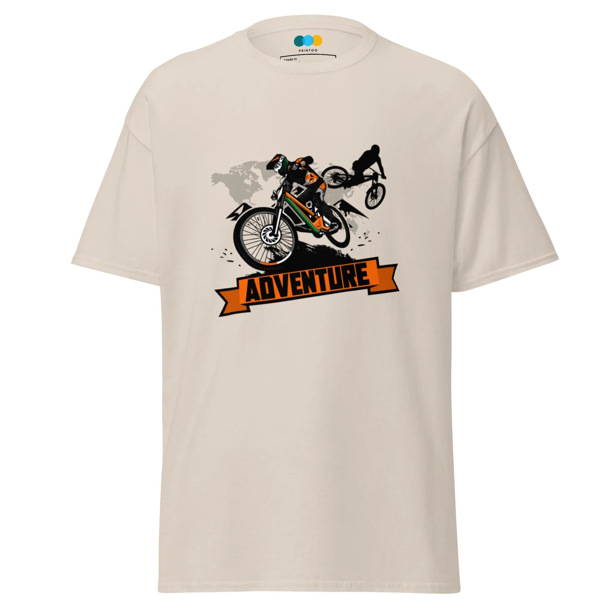 NO BRAKES NO RULES men’s t-shirt - Military Green / S - Printoo Shop - 3188140_15867