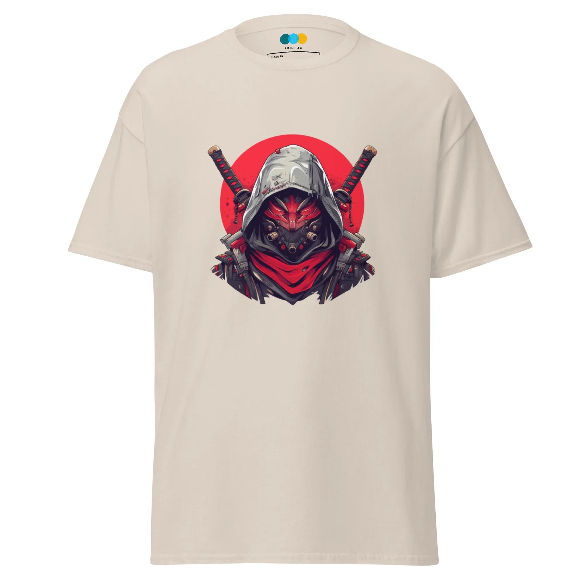 CYBER SHOGUN men’s t-shirt - Black / S - Printoo Shop - 2771627_11546