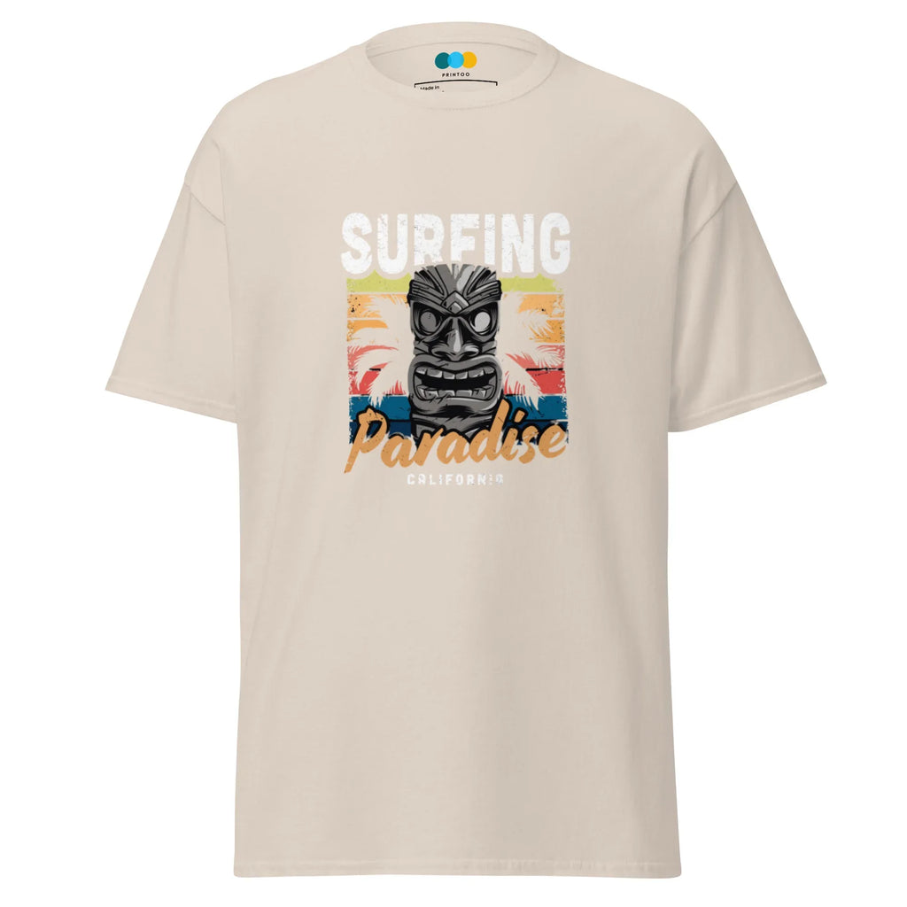 SURFING PARADISE men’s t-shirt - Sapphire / S - Printoo Shop - 8231181_21659