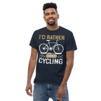 I'D RATHER BE CYCLING unisex t-shirt - - Bicycle t-shirts - Printoo Shop