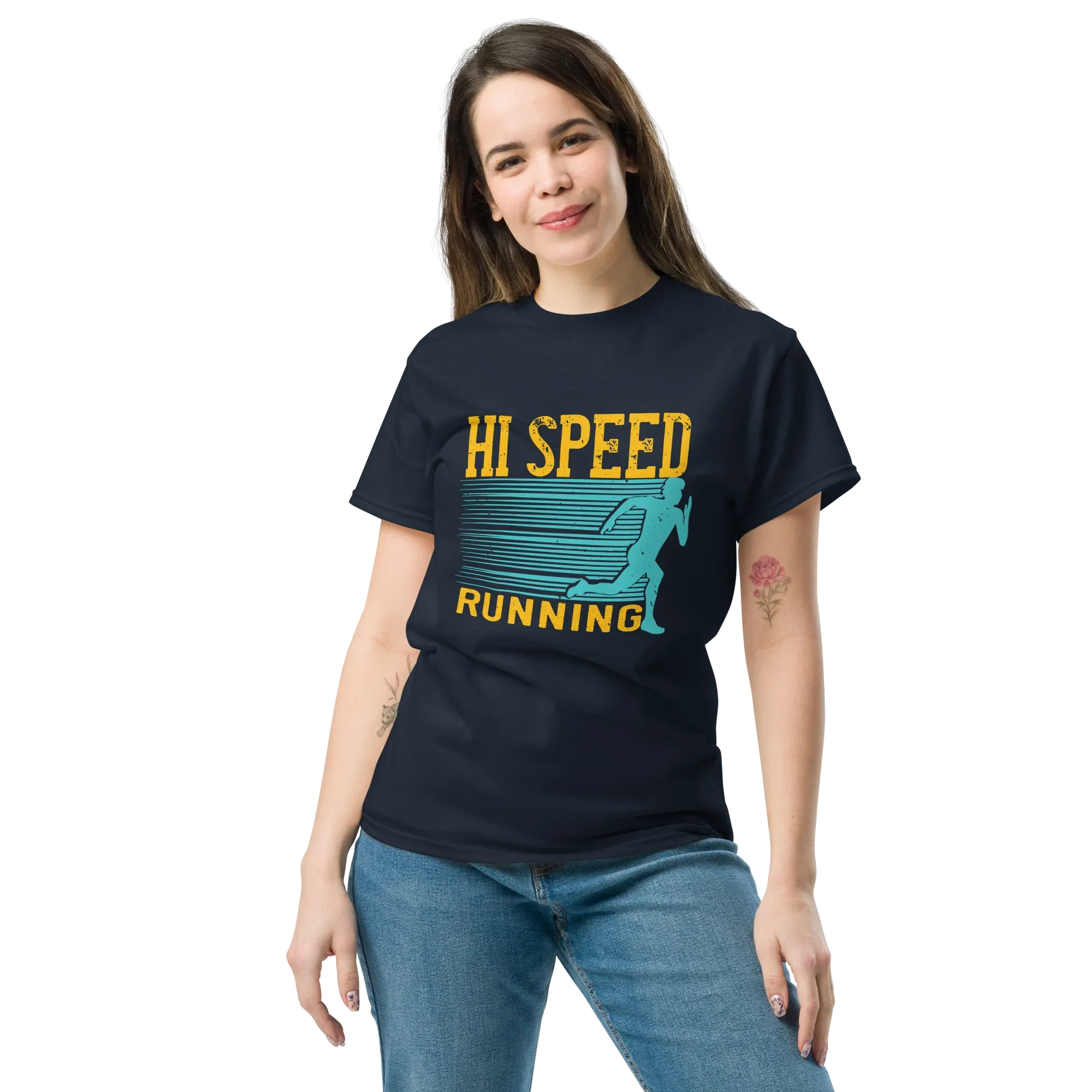 HIGH SPEED RUNNING unisex t-shirt - - - Printoo Shop