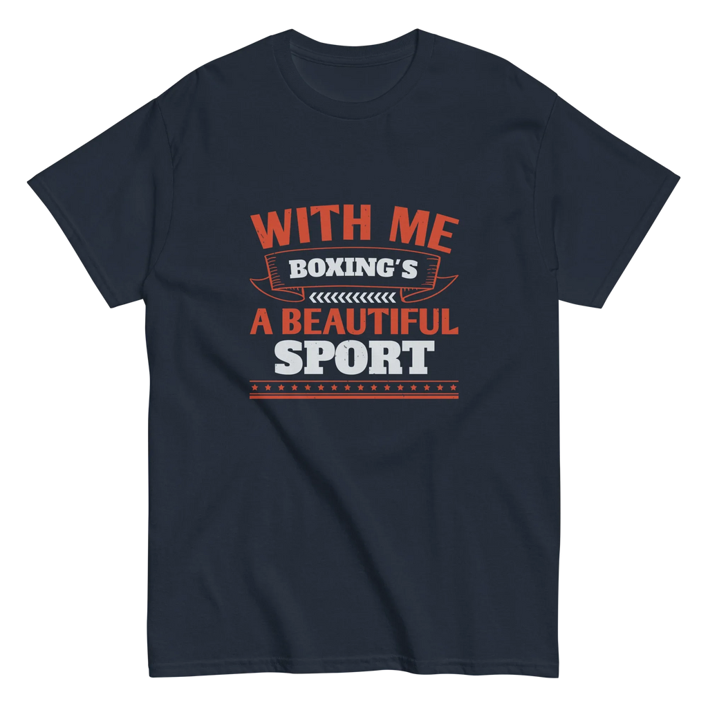 BOXING IS BEAUTIFUL unisex t-shirt - Printoo Shop - - boxing, Regular fit, t-shirt, unisex, Unisex Classic Tee | Gildan 5000