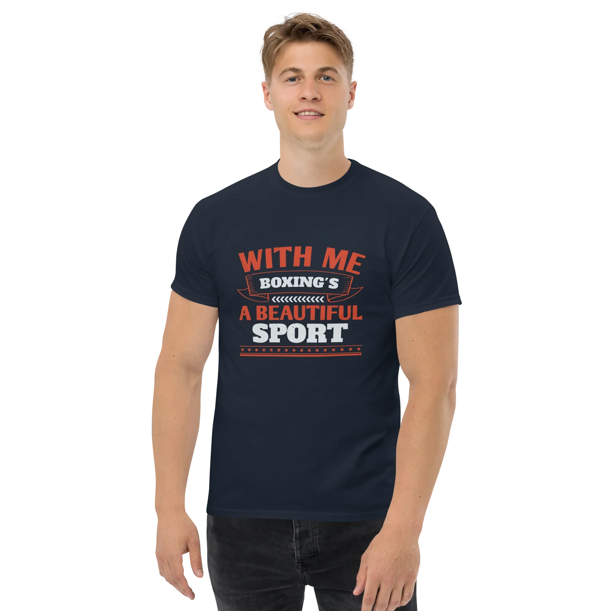 BOXING IS BEAUTIFUL unisex t-shirt - Printoo Shop - - boxing, Regular fit, t-shirt, unisex, Unisex Classic Tee | Gildan 5000