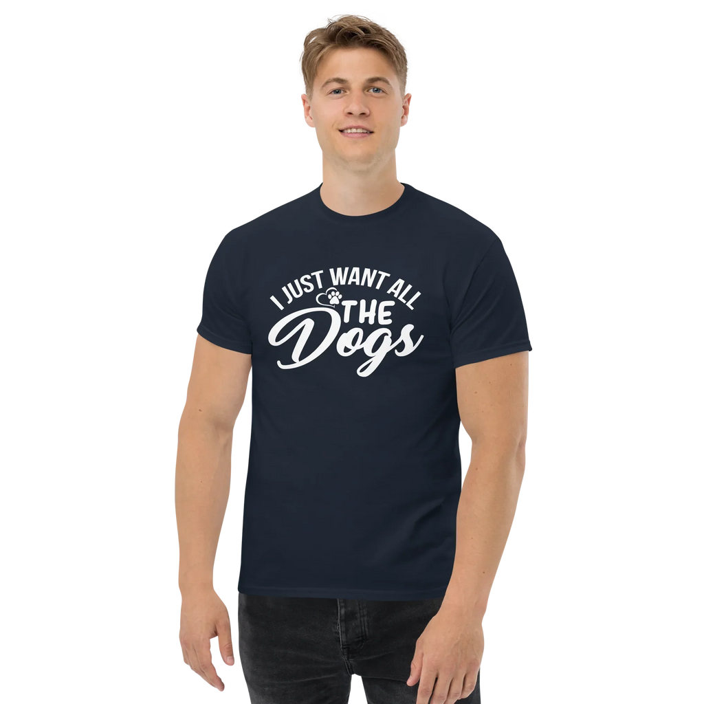 ALL THE DOGS unisex t-shirt - Printoo Shop - - dog, Streetwear look, t-shirt, unisex, Unisex Classic Tee | Gildan 5000
