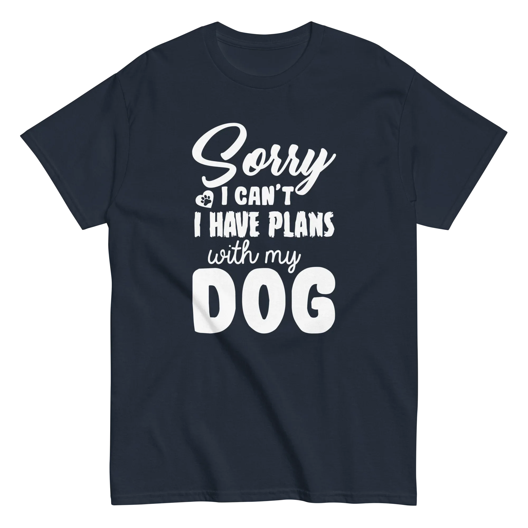 WITH MY DOG unisex t-shirt - - Dogs t-shirt - Printoo Shop