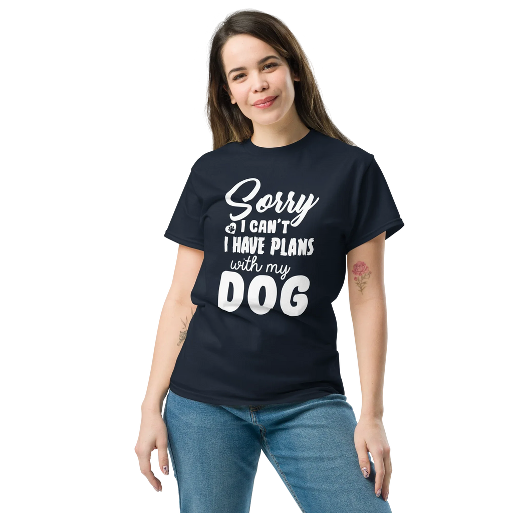 WITH MY DOG unisex t-shirt - - Dogs t-shirt - Printoo Shop