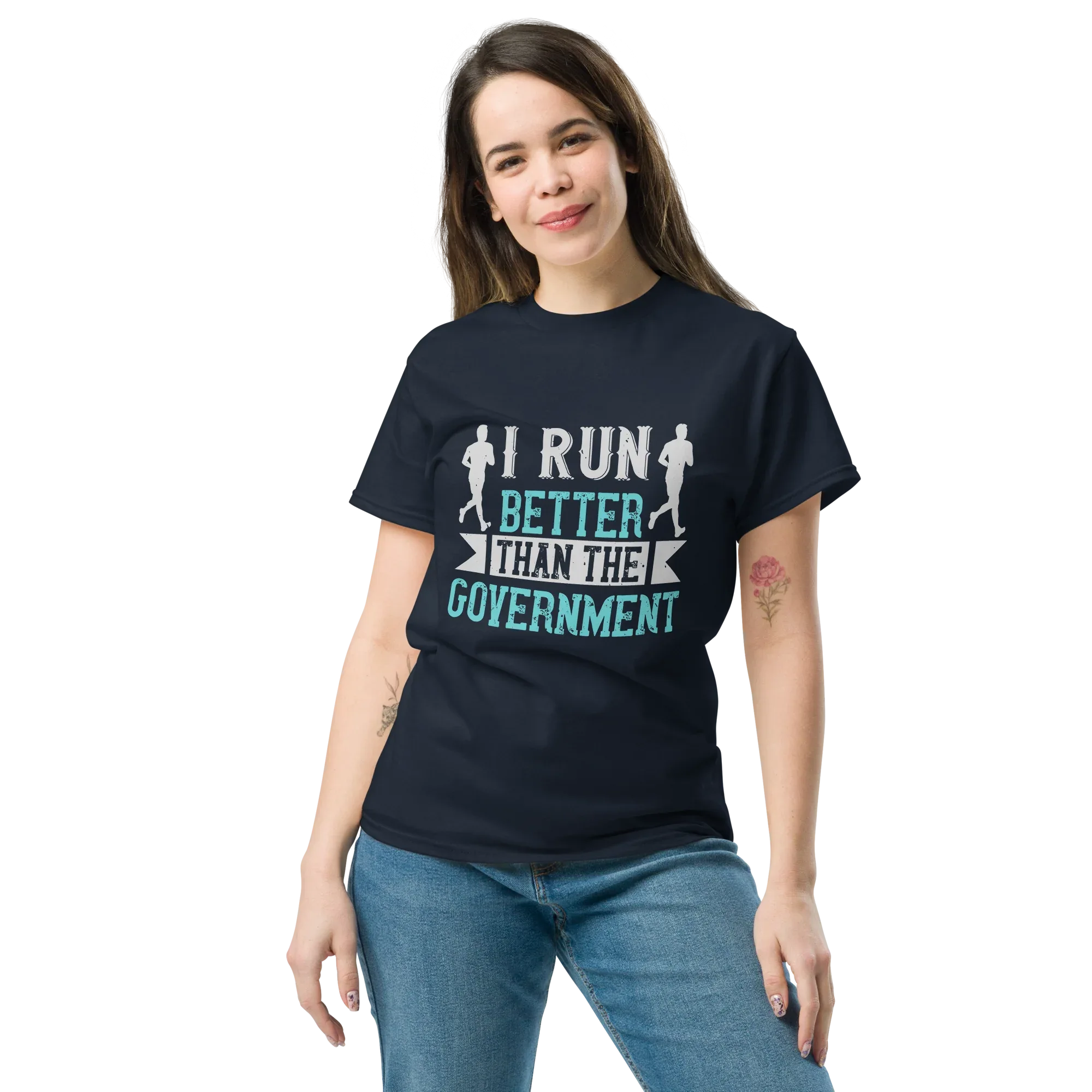 I RUN BETTER unisex t-shirt - - Running t-shirts - Printoo Shop