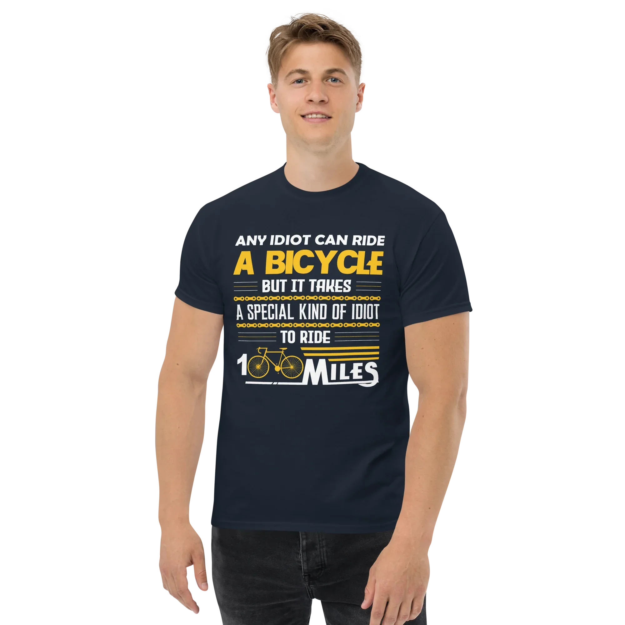 100 MILES unisex t-shirt - Printoo Shop - - bicycle, t-shirt, unisex, Unisex Classic Tee | Gildan 5000