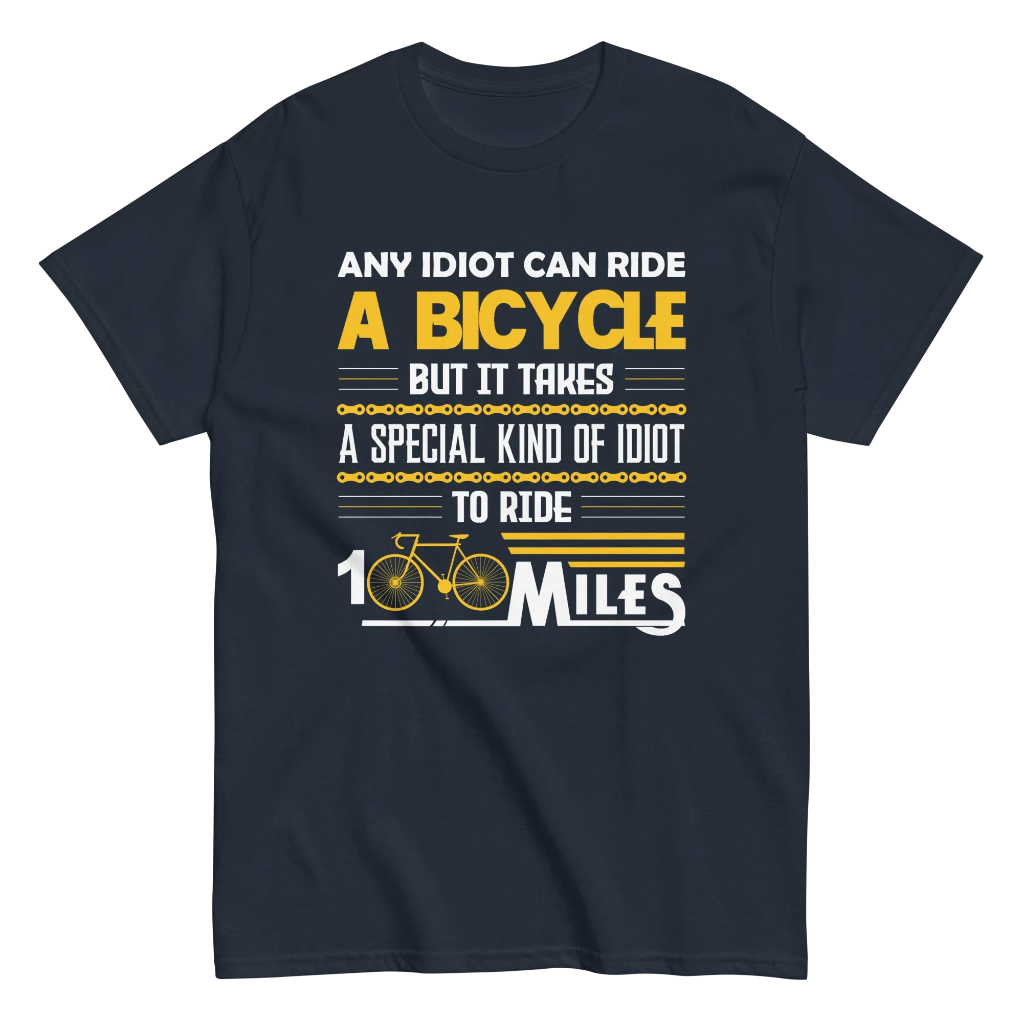 100 MILES unisex t-shirt - Printoo Shop - - bicycle, t-shirt, unisex, Unisex Classic Tee | Gildan 5000