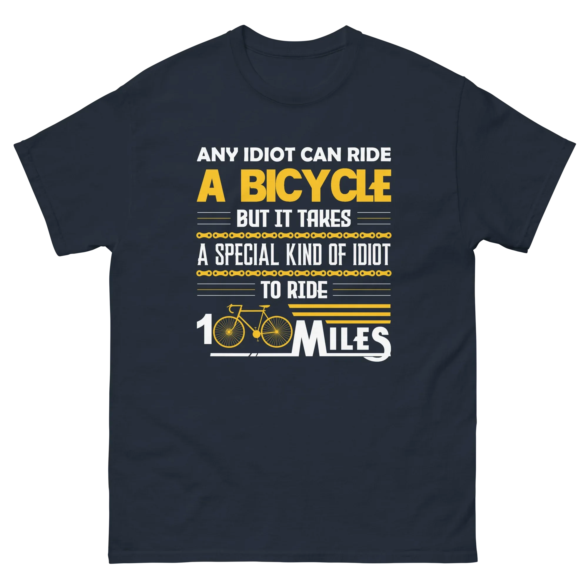 100 MILES unisex t-shirt - Printoo Shop - - bicycle, t-shirt, unisex, Unisex Classic Tee | Gildan 5000