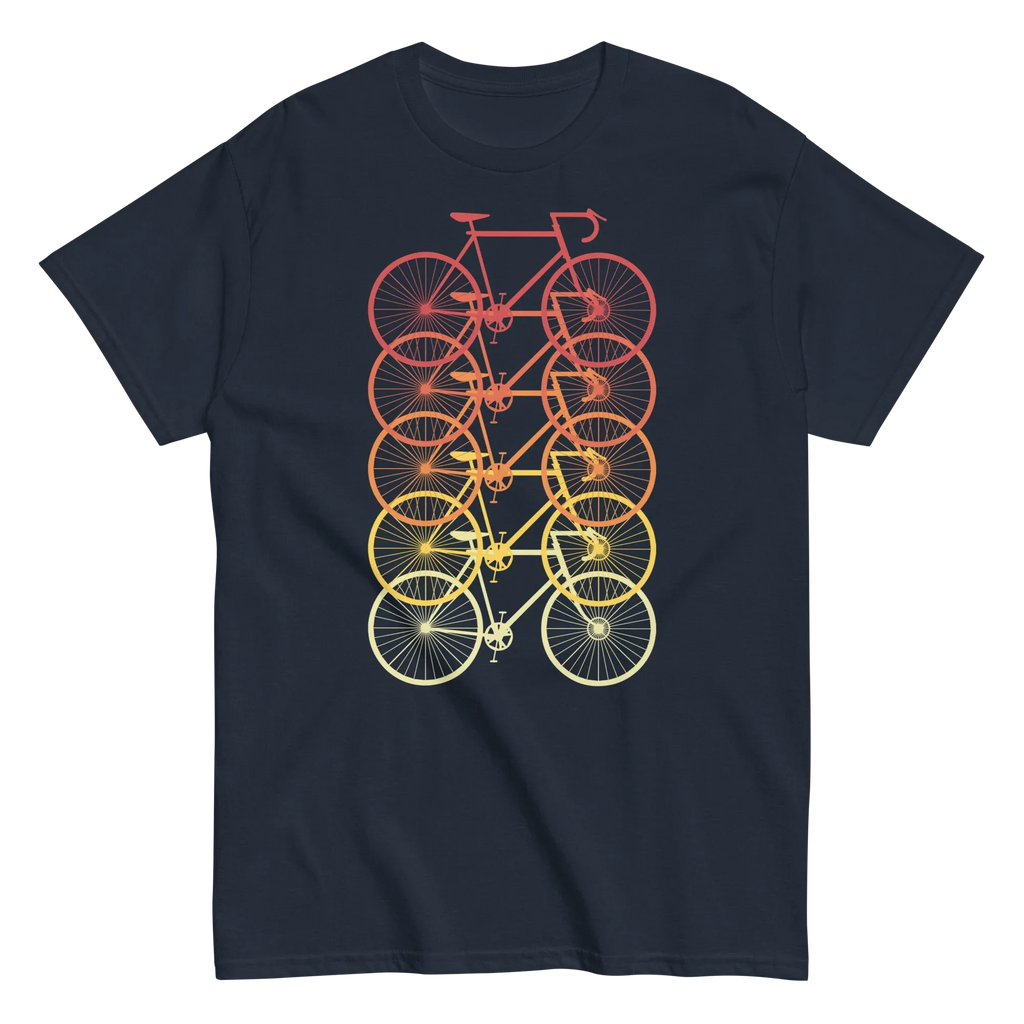 CYCLING IS COLORFUL unisex t-shirt - - Bicycle t-shirts - Printoo Shop