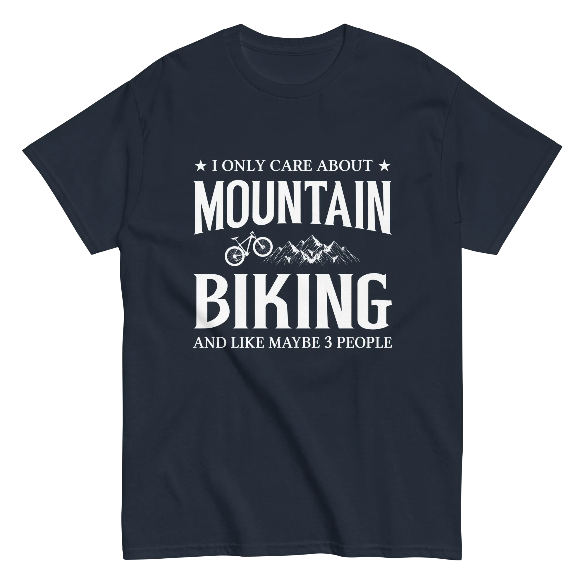 I ONLY CARE ABOUT MTB unisex t-shirt - - Bicycle t-shirts - Printoo Shop