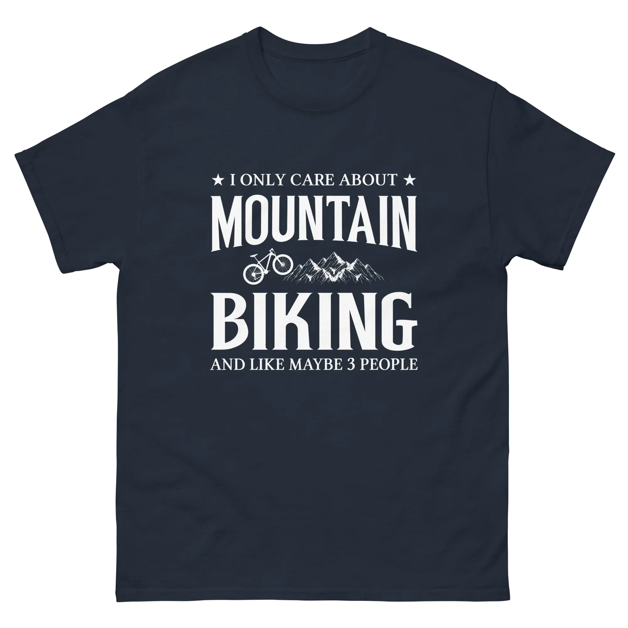 I ONLY CARE ABOUT MTB unisex t-shirt - Printoo Shop - - bicycle, t-shirt, unisex, Unisex Classic Tee | Gildan 5000