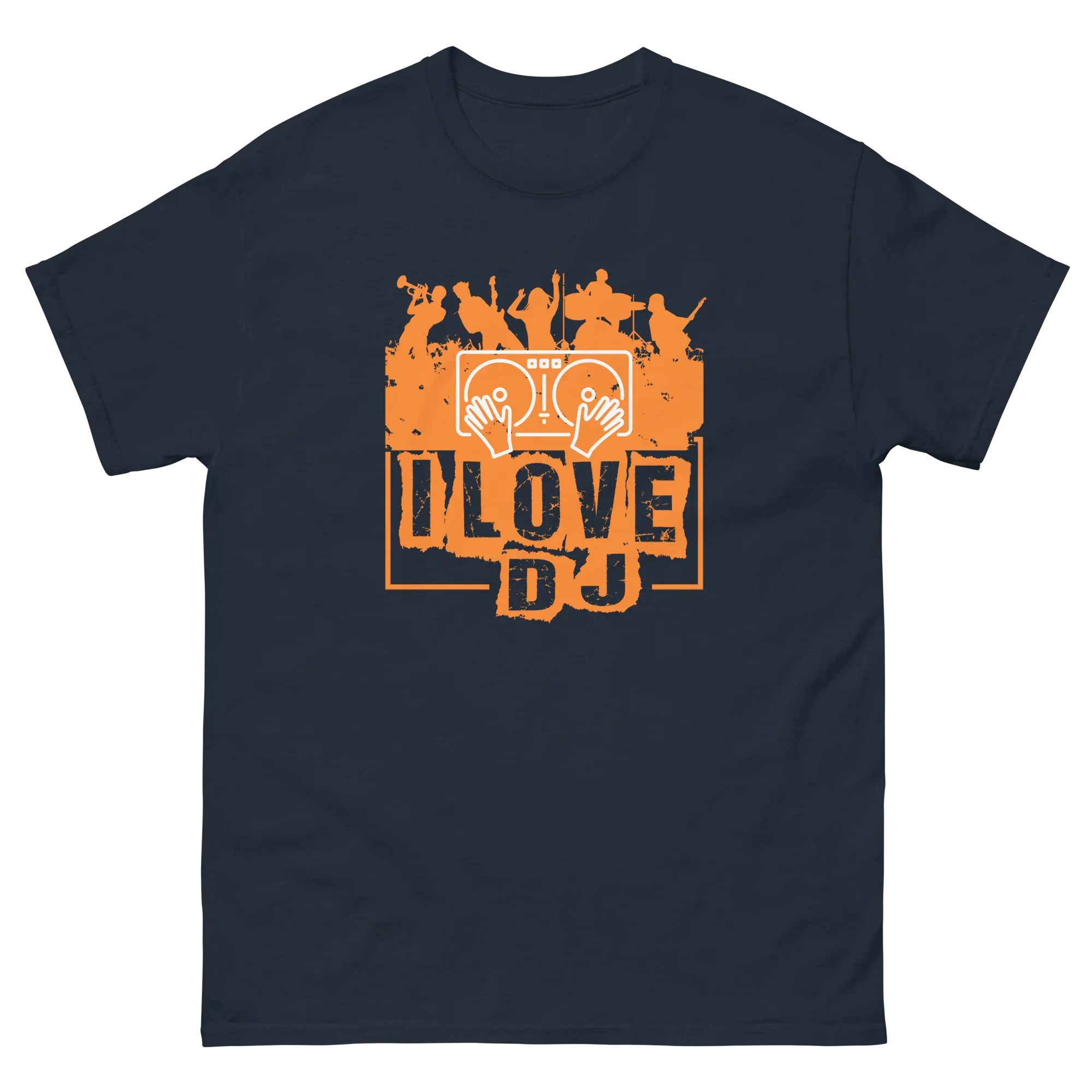 I LOVE DJ unisex t-shirt - - Music t-shirts - Printoo Shop