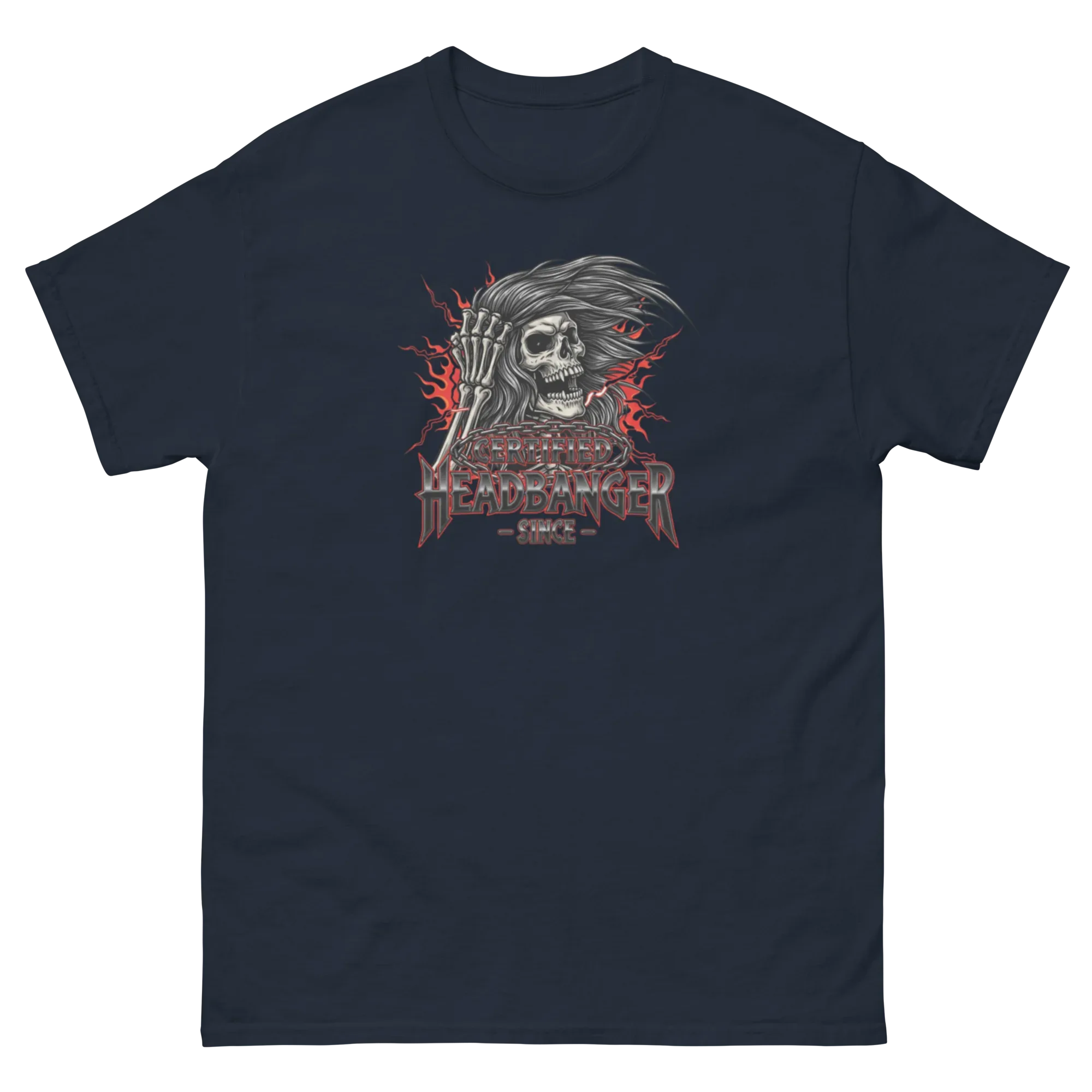 FOR TRUE ROCK & METAL FANS unisex t-shirt - Printoo Shop - - metalmusic, Music t-shirt, t-shirt, unisex, Unisex Classic Tee | Gildan 5000