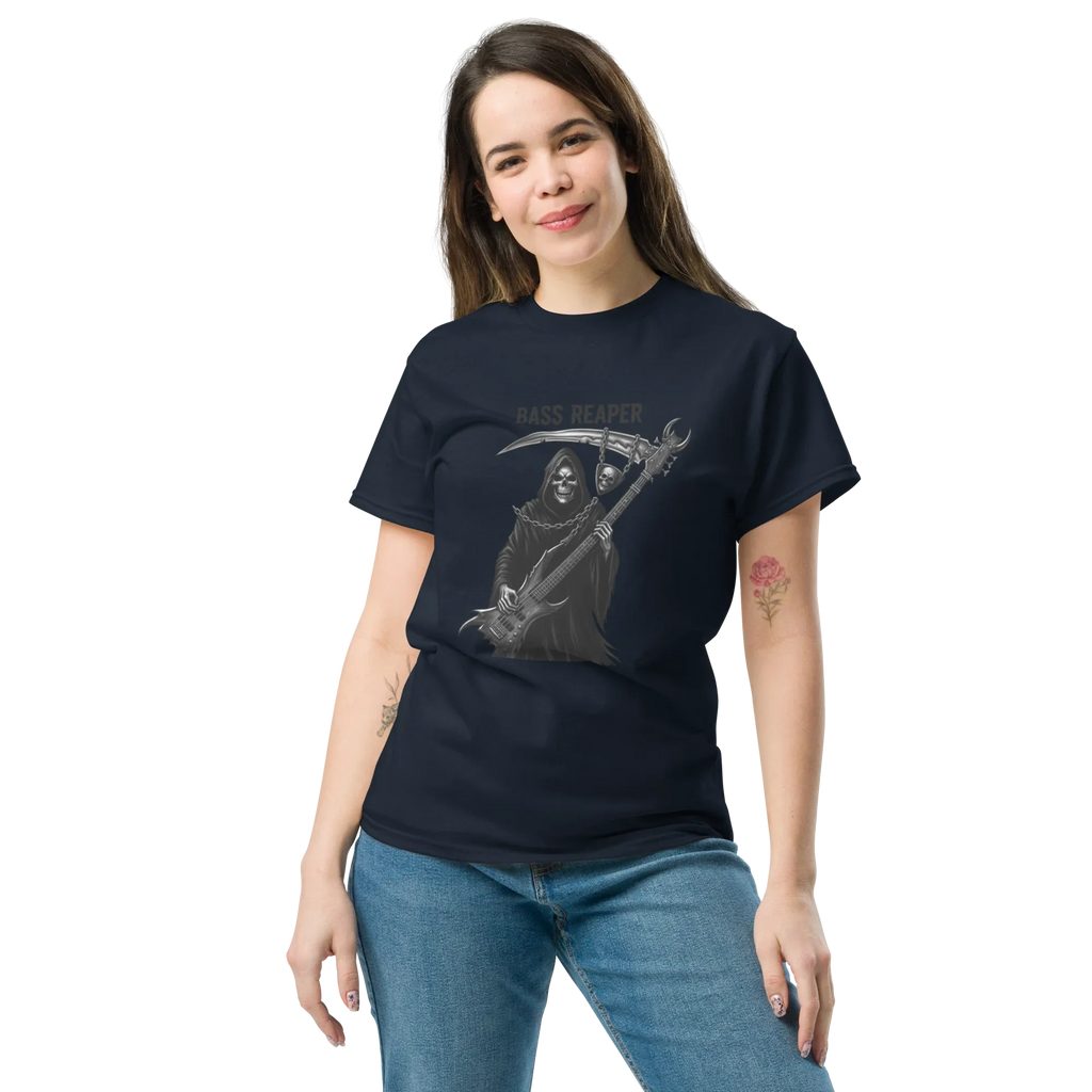 BASS REAPER unisex t-shirt - Printoo Shop - - metalmusic, Music t-shirt, t-shirt, unisex, Unisex Classic Tee | Gildan 5000