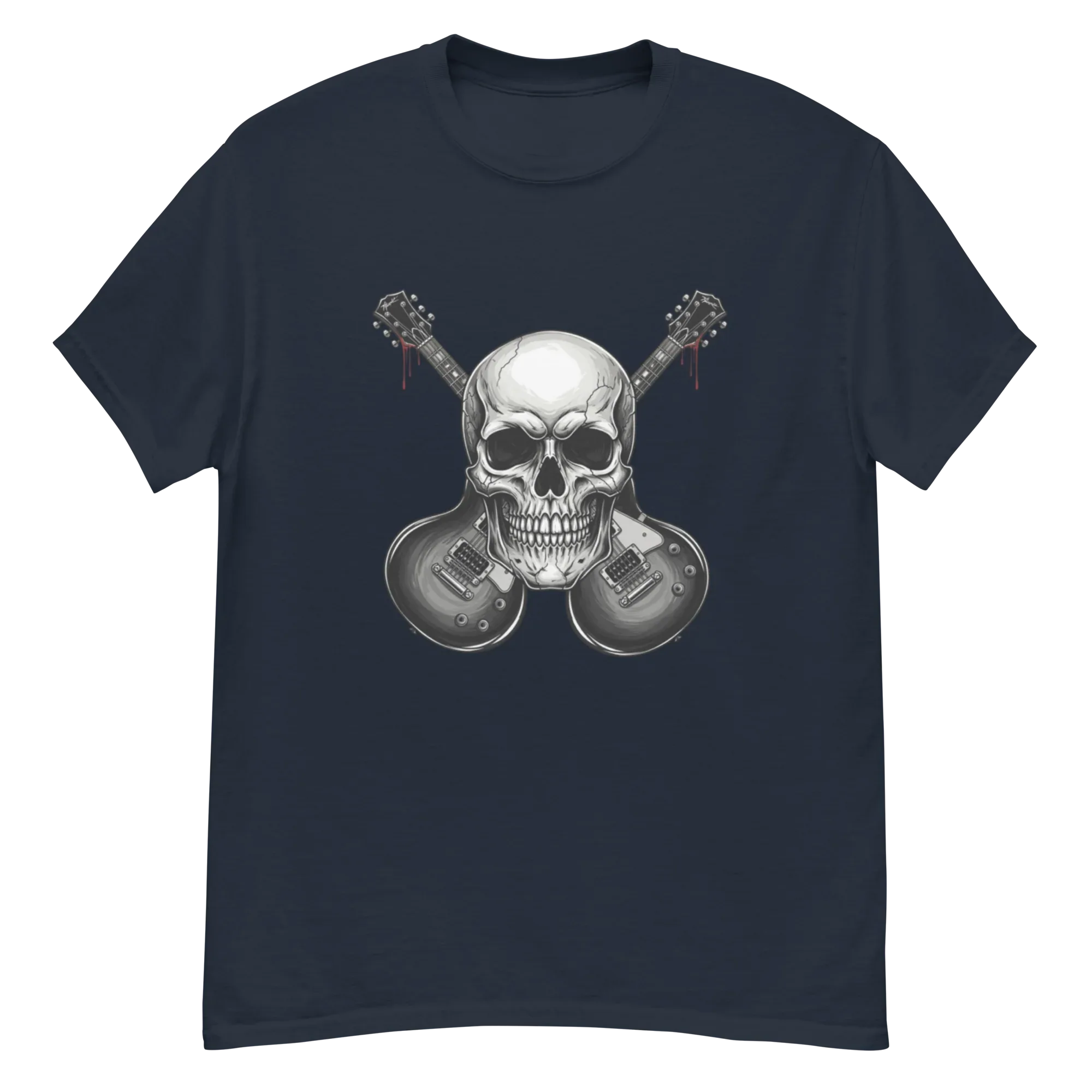 SKULL ROCK CROSS unisex t-shirt - - - Printoo Shop