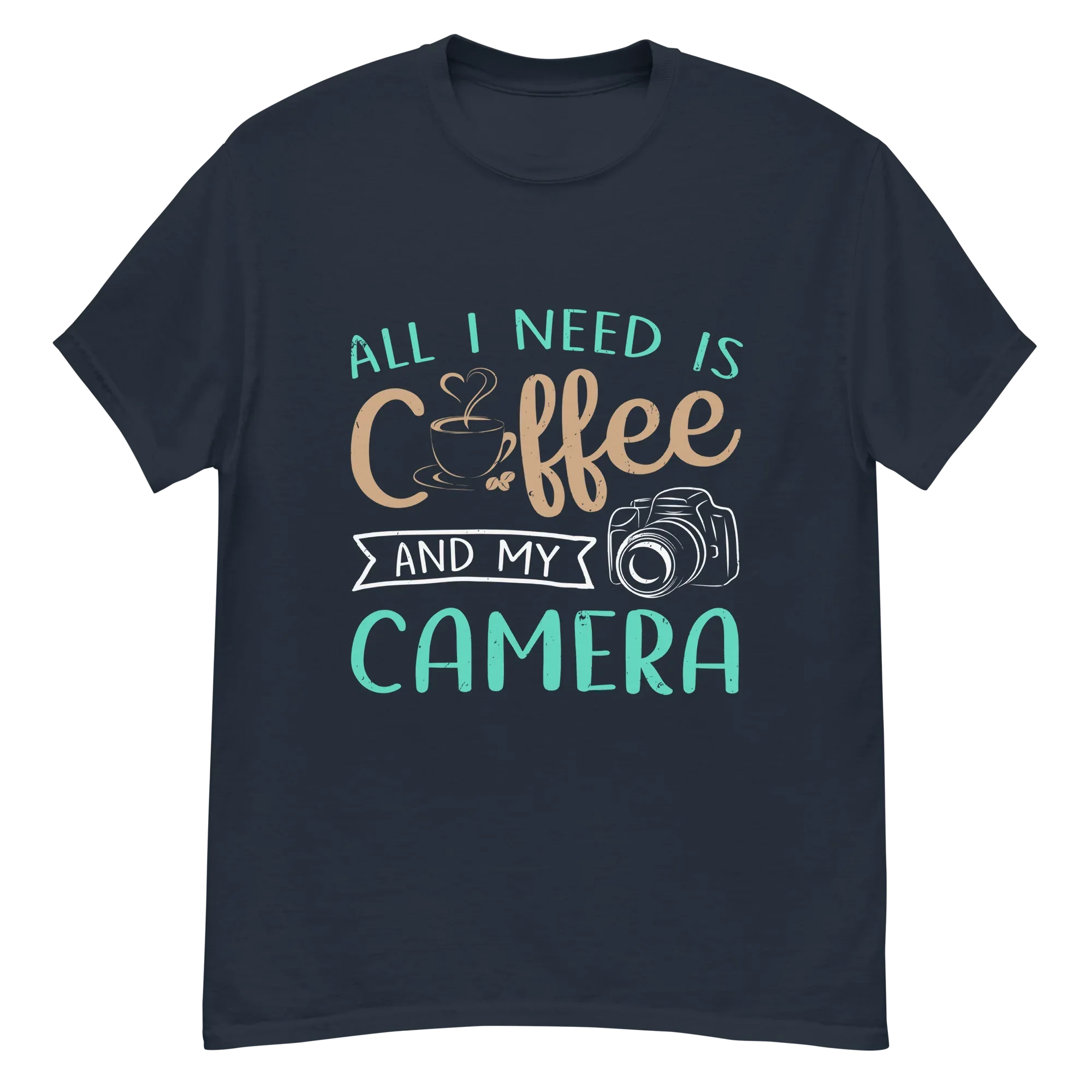 COFFEE AND CAMERA unisex t-shirt - - - Printoo Shop