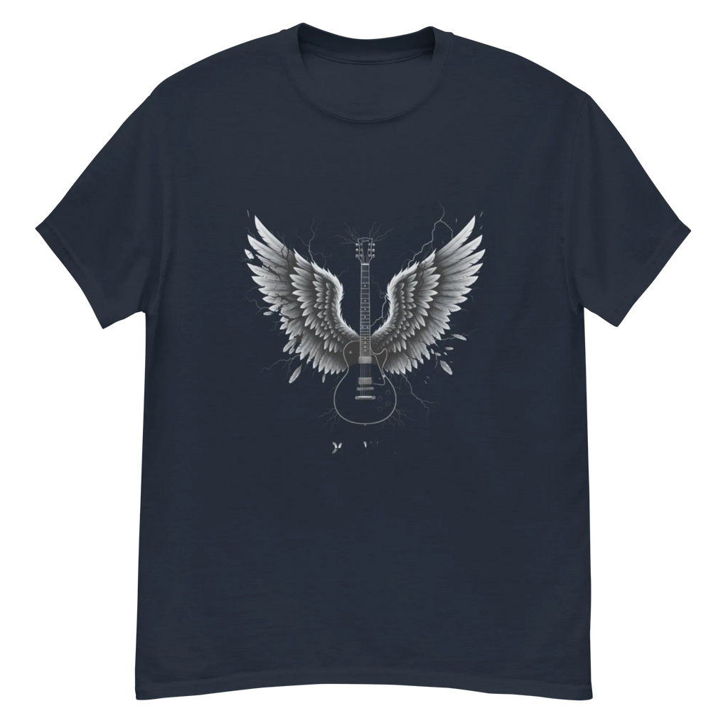 ANGEL WINGS unisex t-shirt - Printoo Shop - - metalmusic, Music t-shirt, t-shirt, unisex, Unisex Classic Tee | Gildan 5000